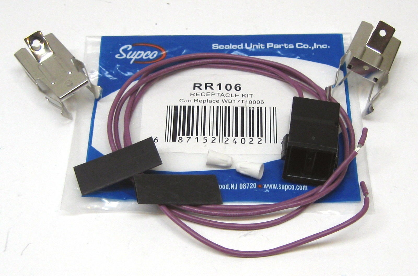 Supco RR106 for GE WB17T10006 Range Terminal Burner Block Receptacle Kit