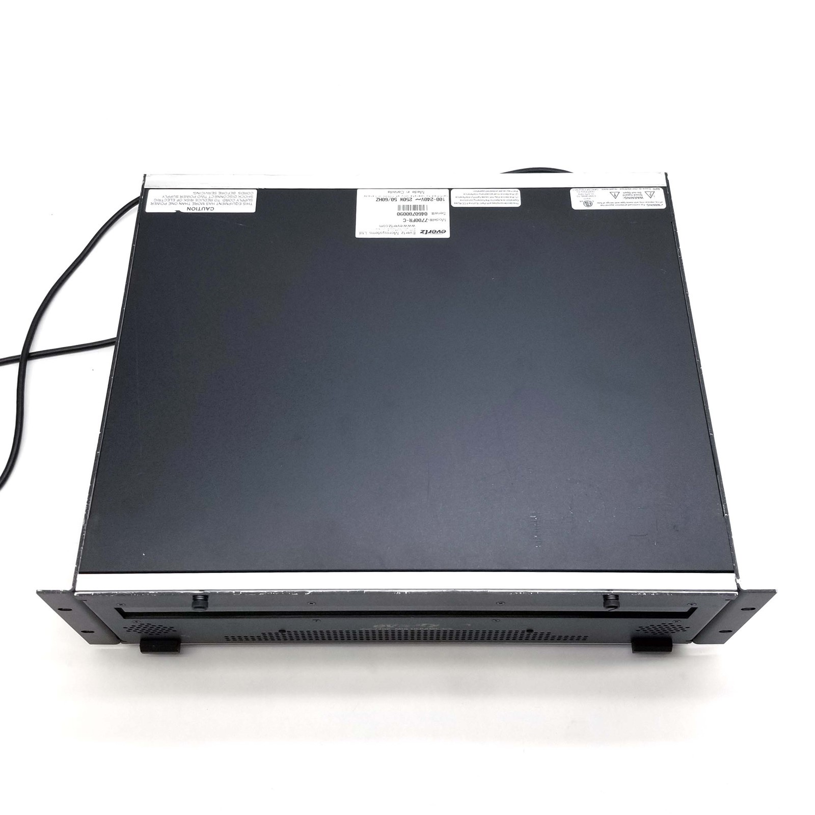 Evertz 7700FR Compact Distribution Frame w/7700 Series Modules Frame Controller
