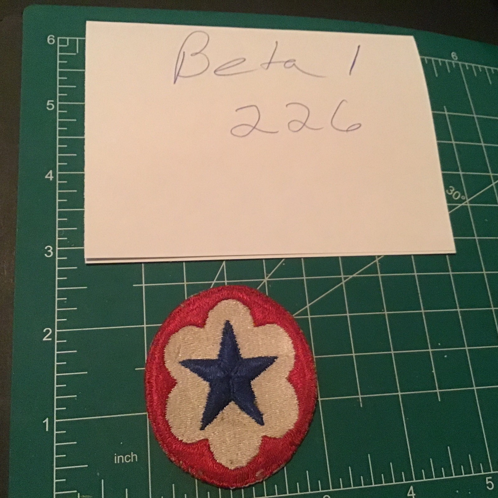 Vintage WW2 US Army Service Forces Shoulder Patch SSI Cut Edge Original
