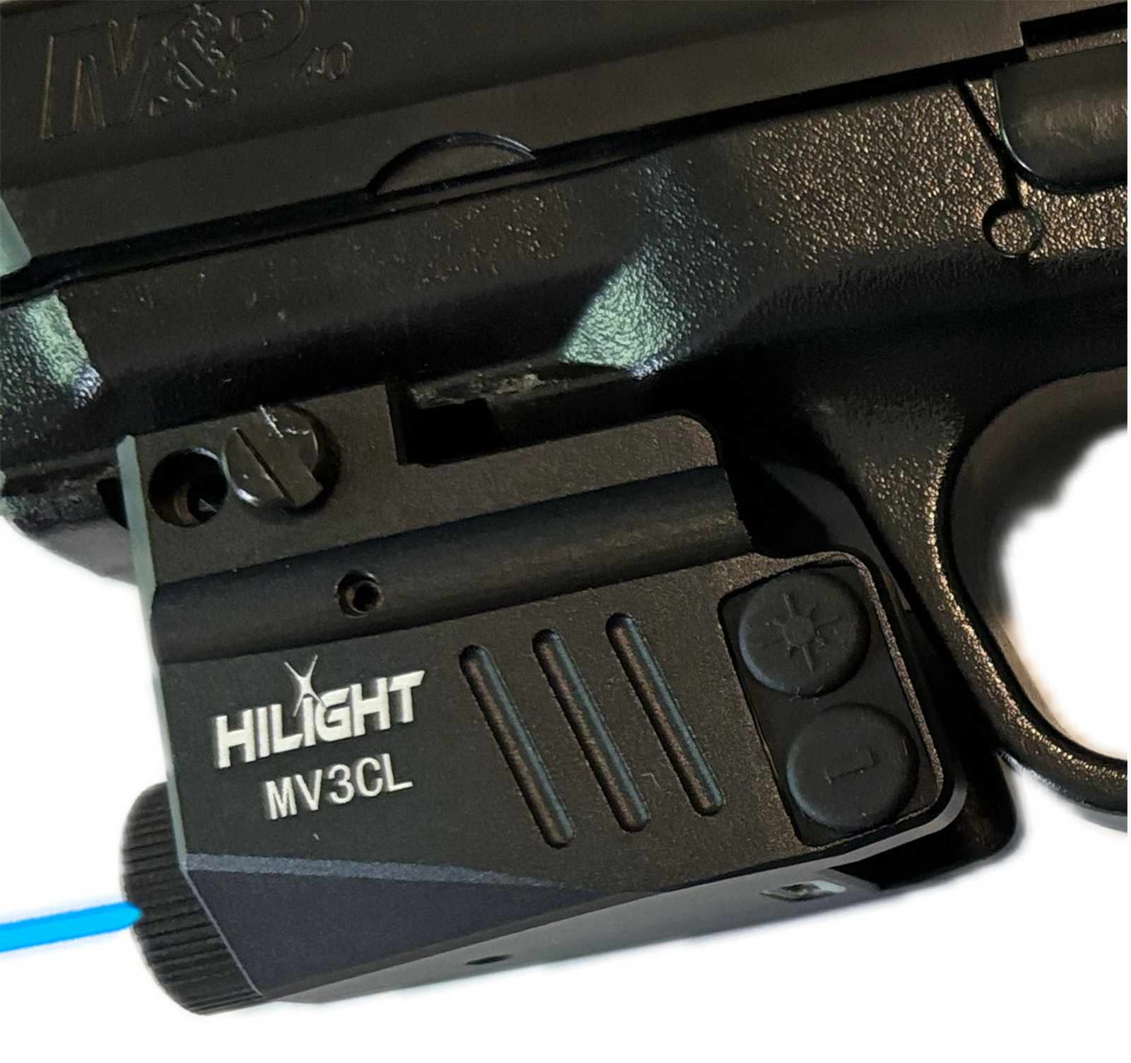 HiLight Maverick MV3CL CYAN Laser Beam Flashlight Combo for Handgun Pistol