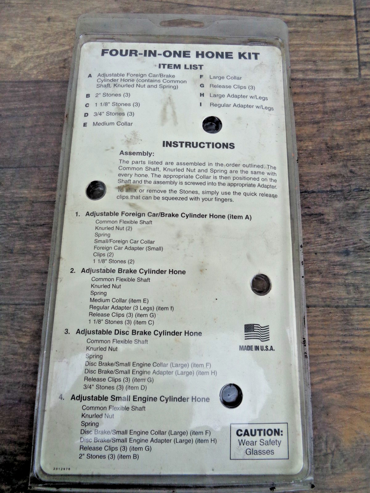 CF330 Brake Hone Kit 4 In 1 + Additional Hone