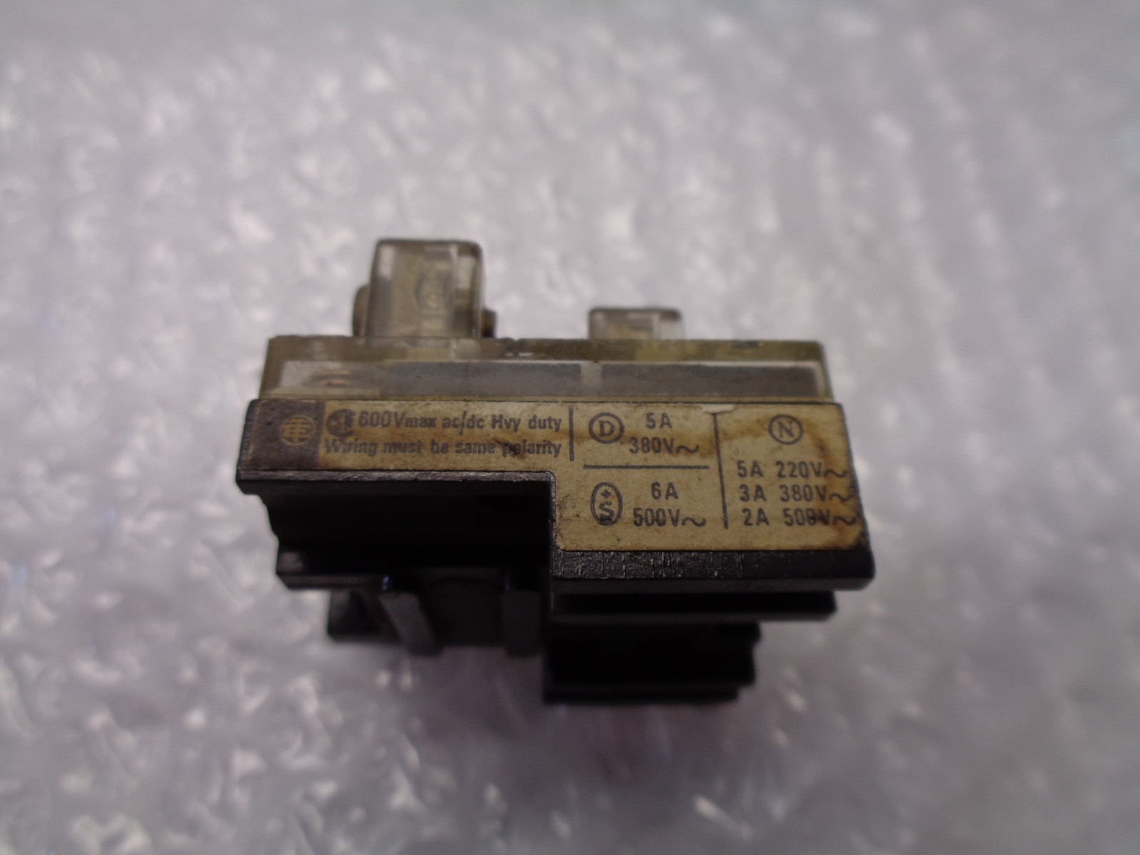TELEMECANIQUE ZB2.RA91 CONTACT BLOCK UNMP