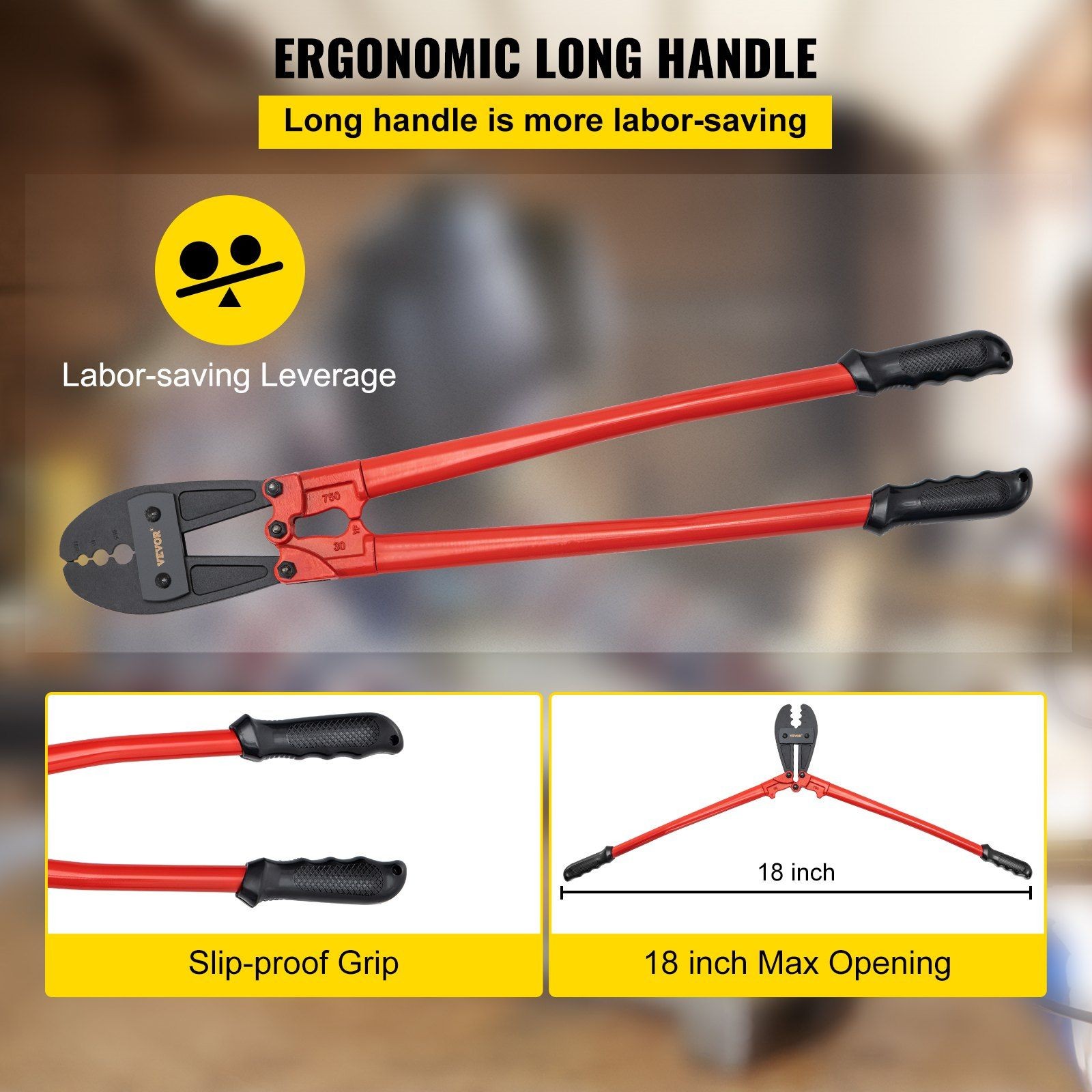 30in Rugged Hand Swager 5/32"-5/16" Corrosion Resistant