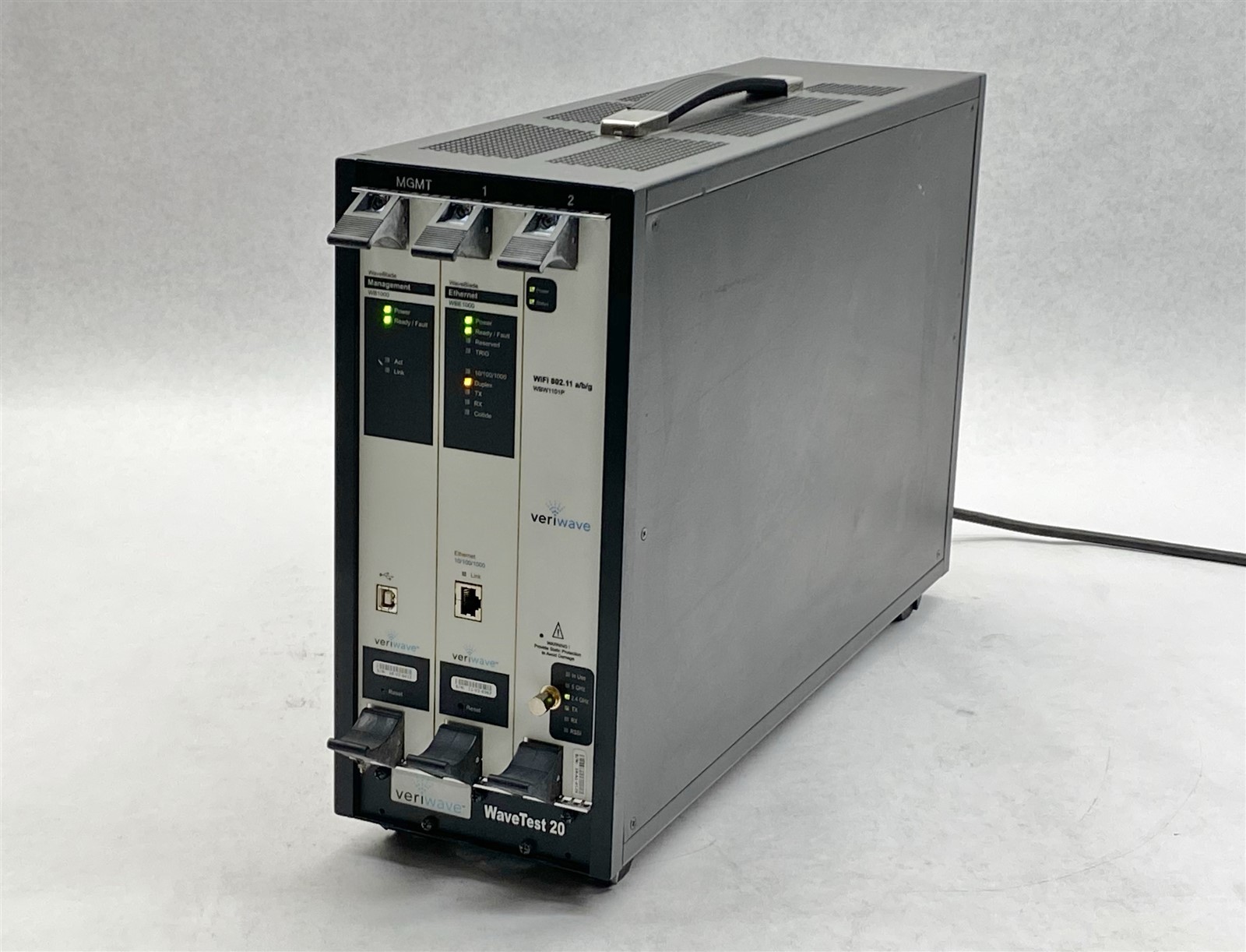 Veriwave WaveTest 20 Traffic Gen Performance Analyzer w/ WB1000 WBE1000 WBW1101P