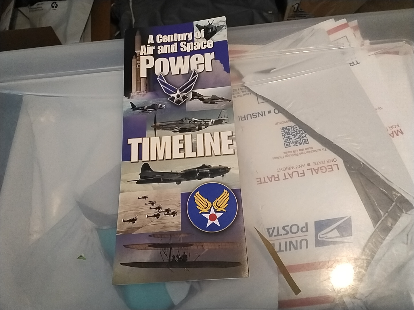 2003 US Air Force History Program Century of Air & Space Power Timeline Brochure