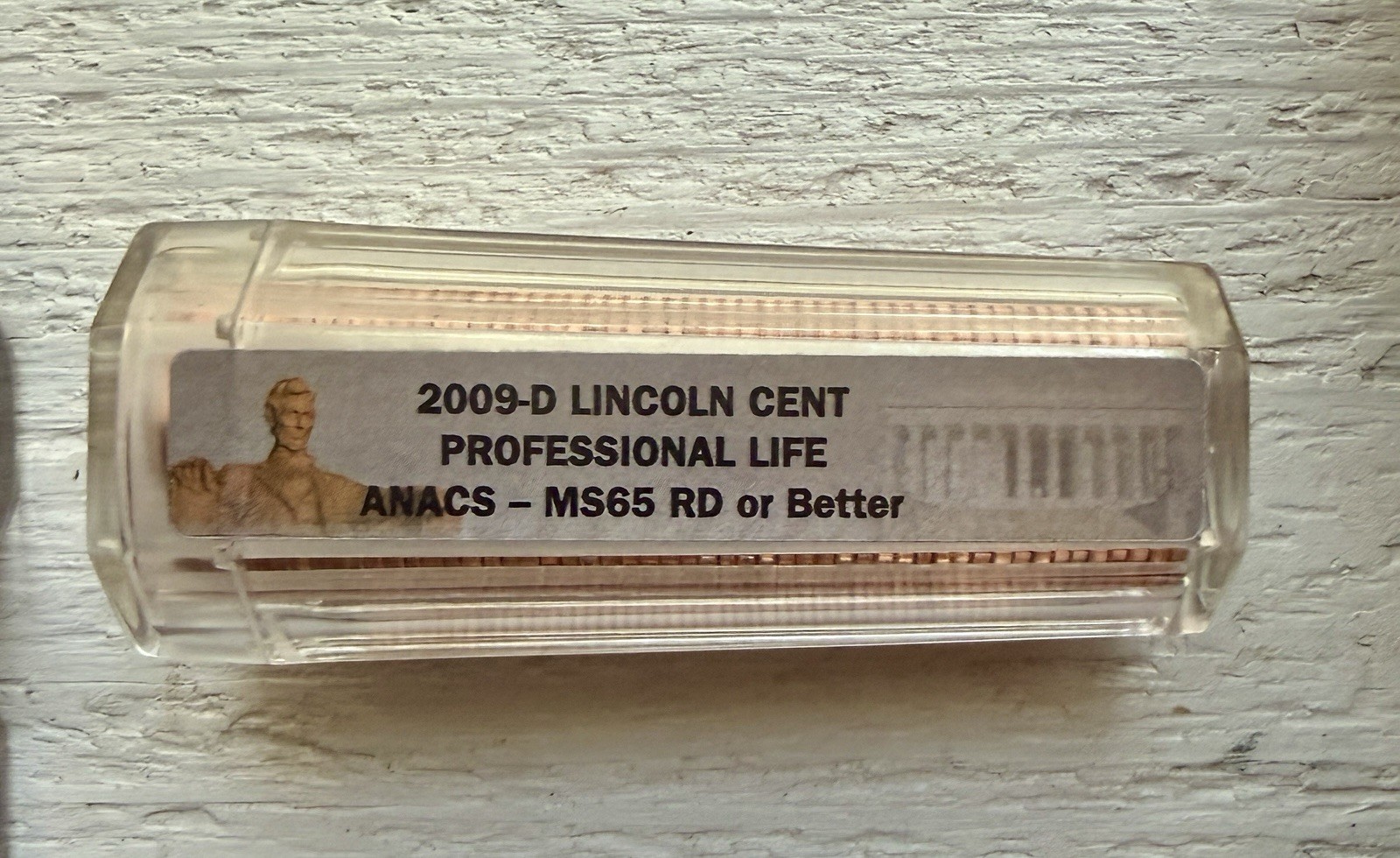 2009-D Lincoln Cent Professional Life ANACS MS65 Or Better Sealed Roll