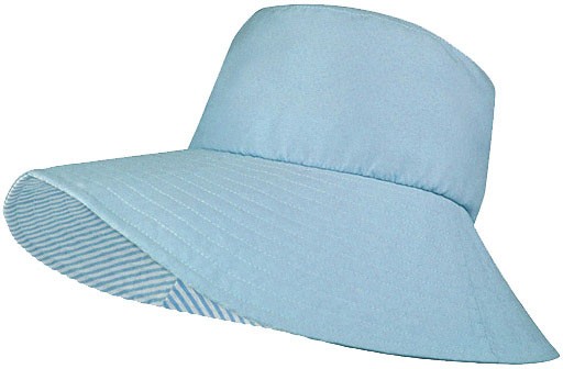 Juniper Women's Lounge Hat: Stylish Blue Sun Hat for Ladies (Size M/L)