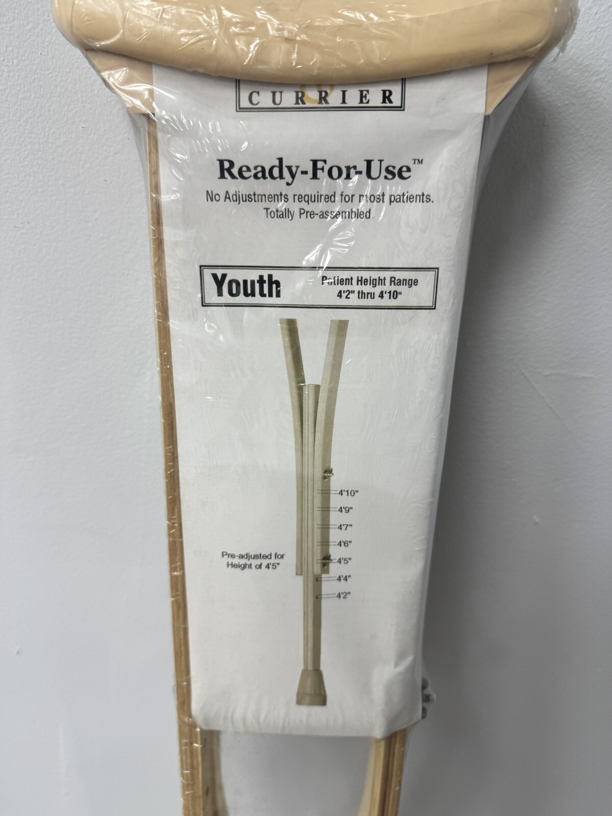 Calley & Currier Wooden Crutches youth