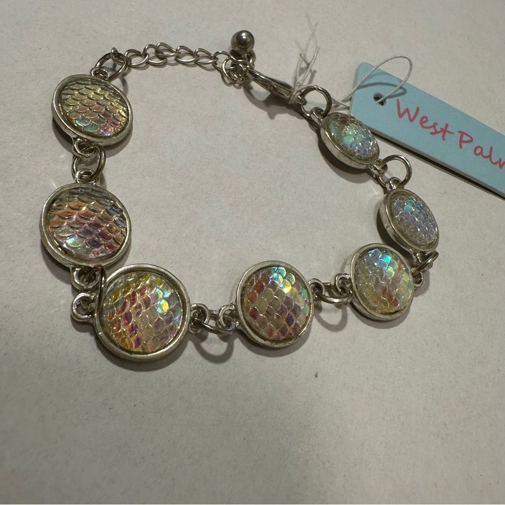 West Palm Iridescent Circle Bracelet Boutique Piece