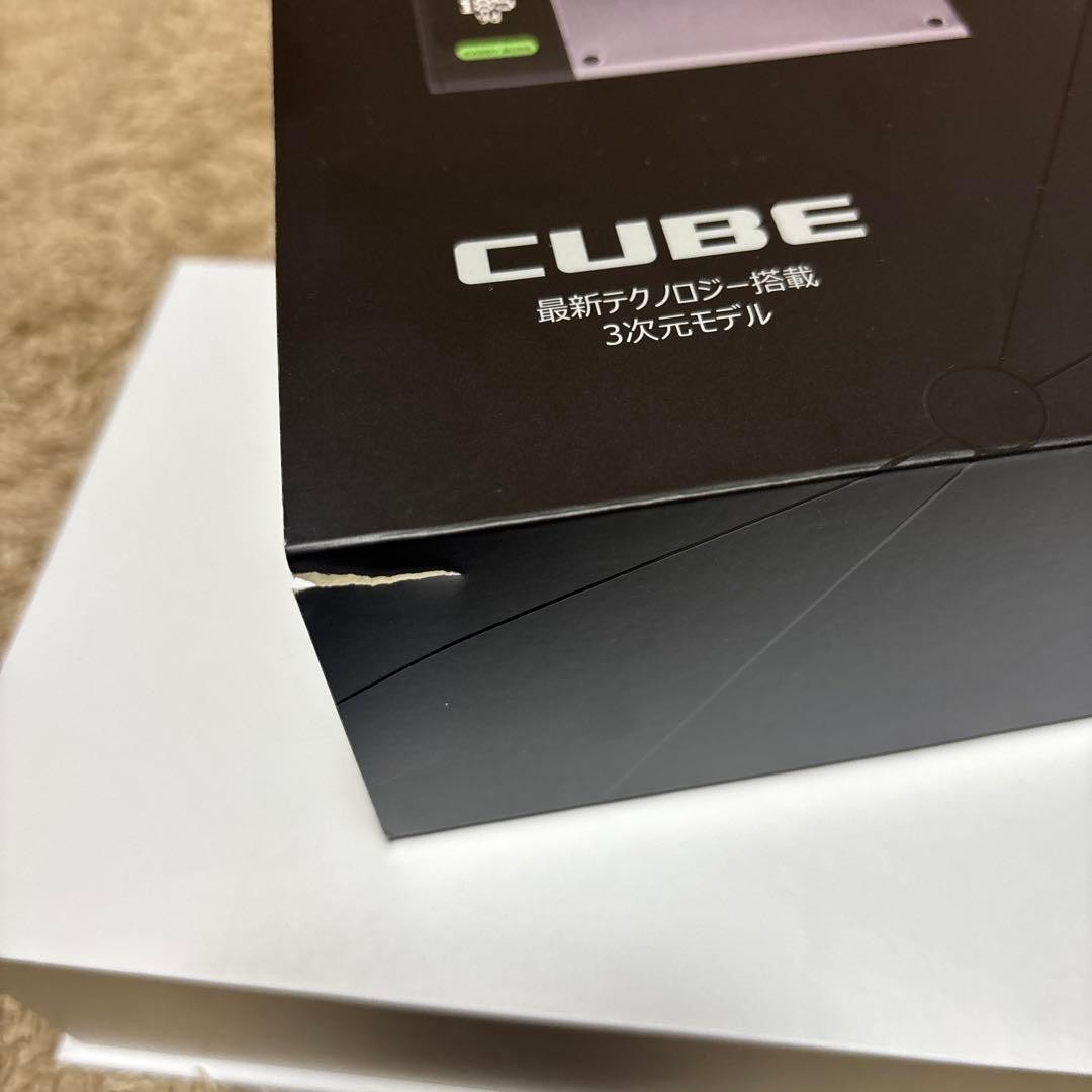 CaddyTalk CUBE Golf Laser Rangefinder Silver Used with Manual