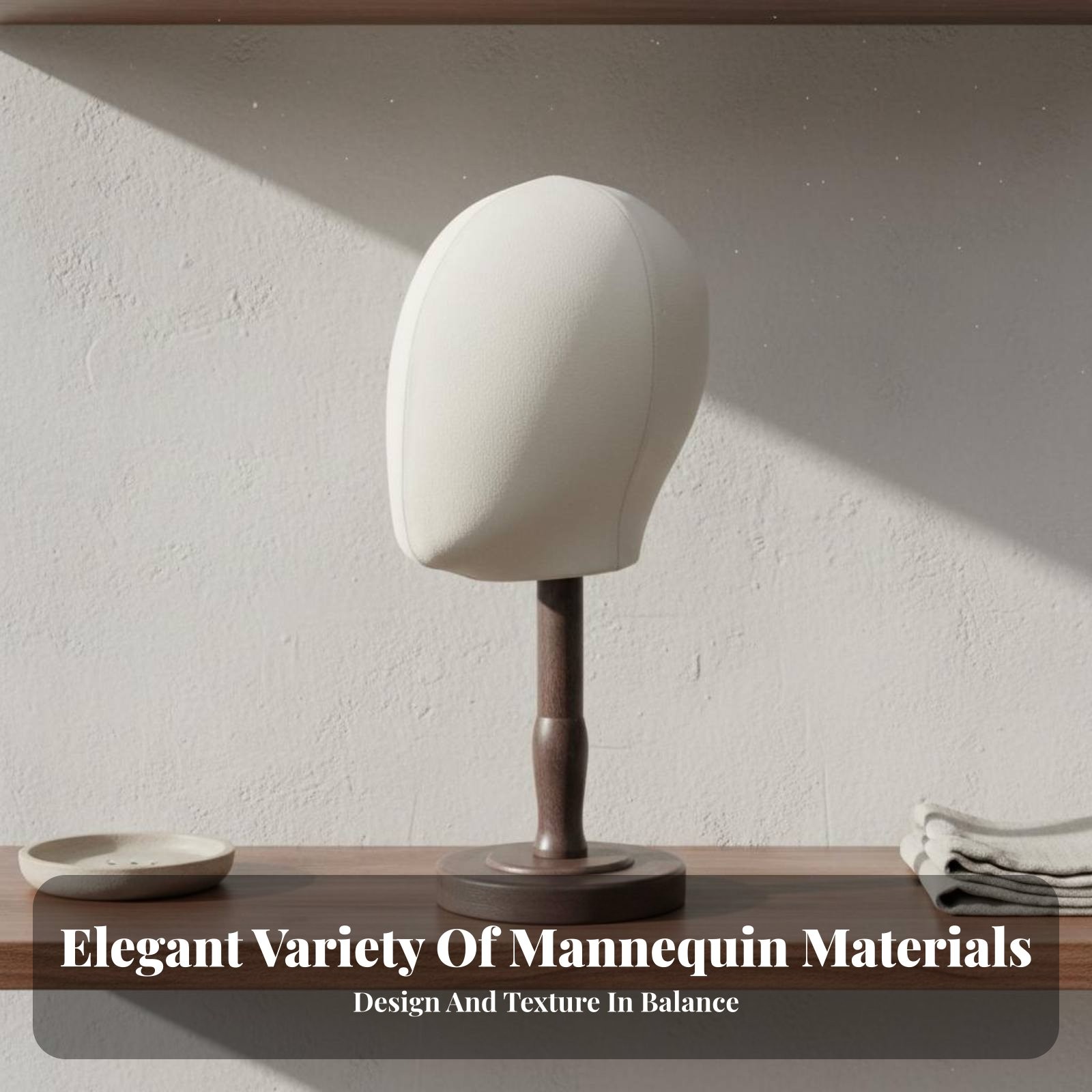 Hat Display Mannequin Easy Assembly Mannequin Head Hat Holder Stable Base