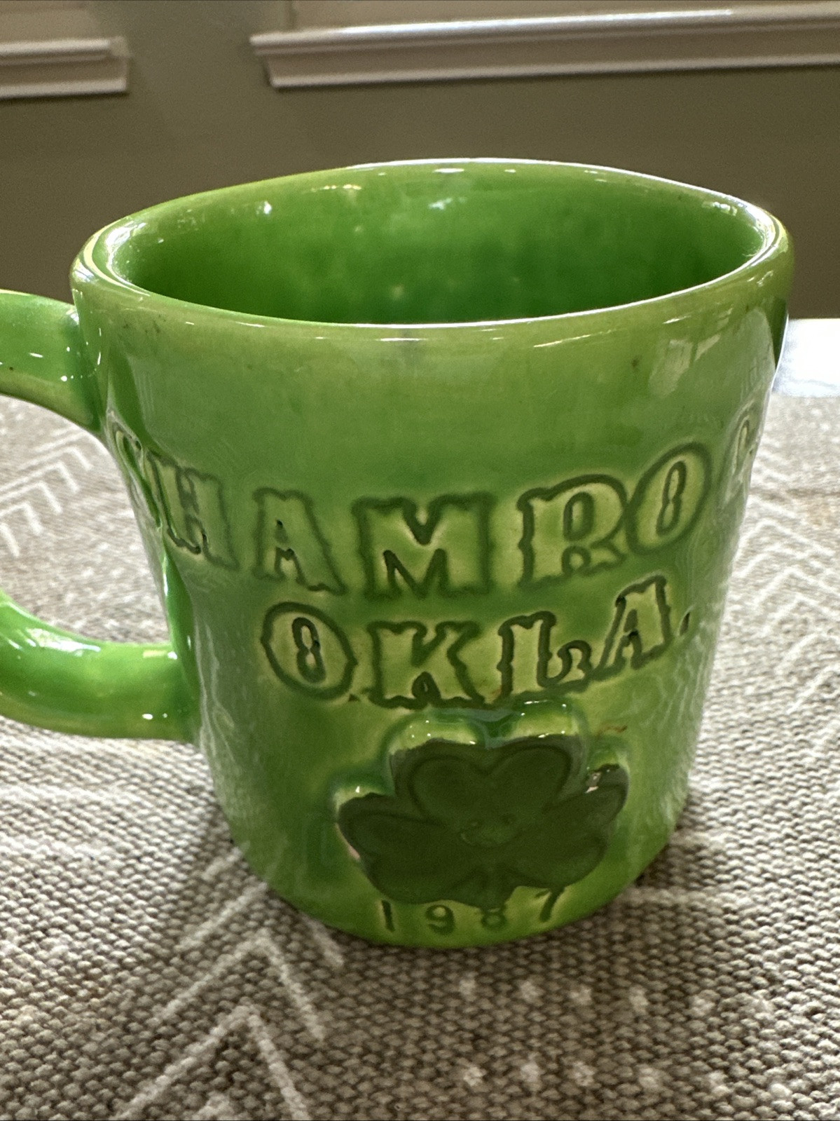 Shamrock Oklahoma 1987 Mug