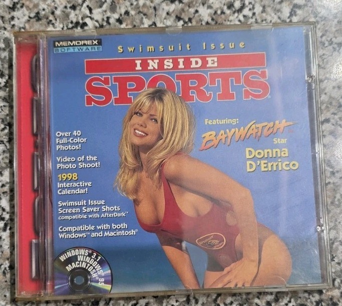 Vintage 98' Sports Illustrated Interactive  Swimsuit Baywatch Photo Calender +
