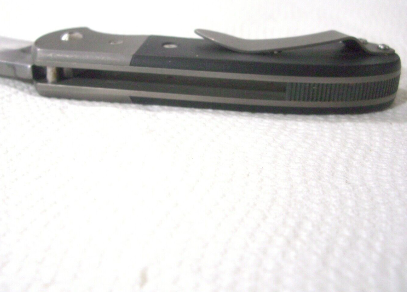 Mint Lg RARE CUSTOM BURCHTREE BLADEWORKS Fighting Folding Flipper Pocket Knife