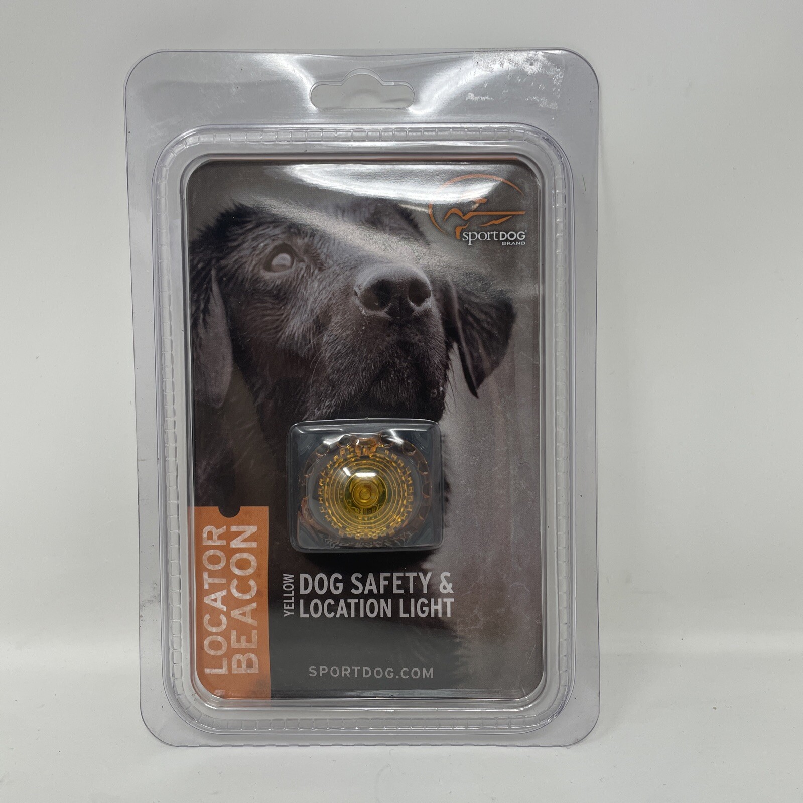 SportDOG Locator Safety Beacon Dog Collar Yellow Light Walking Hunting NEW