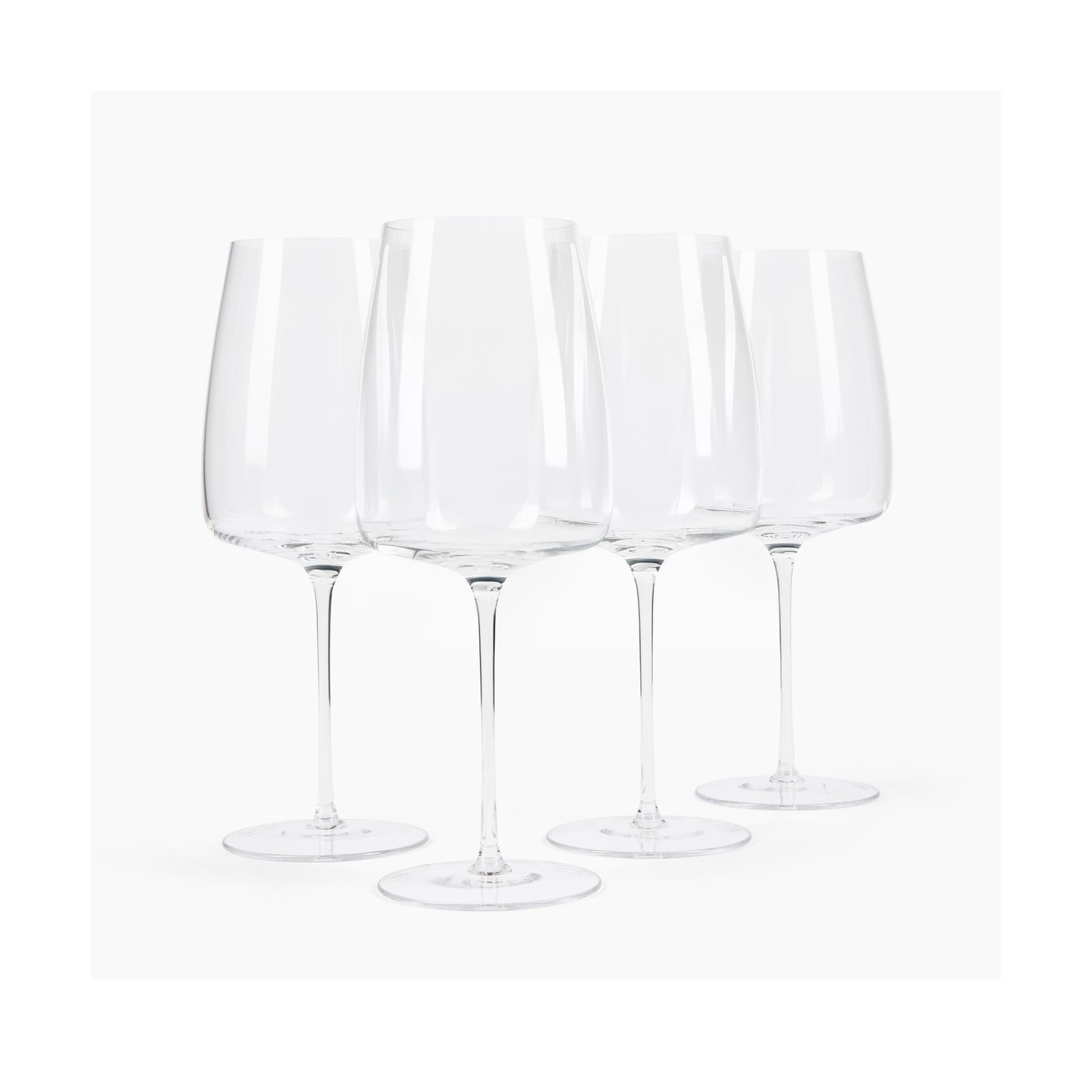 Tall Pour Wine Glasses (4-Piece Set)