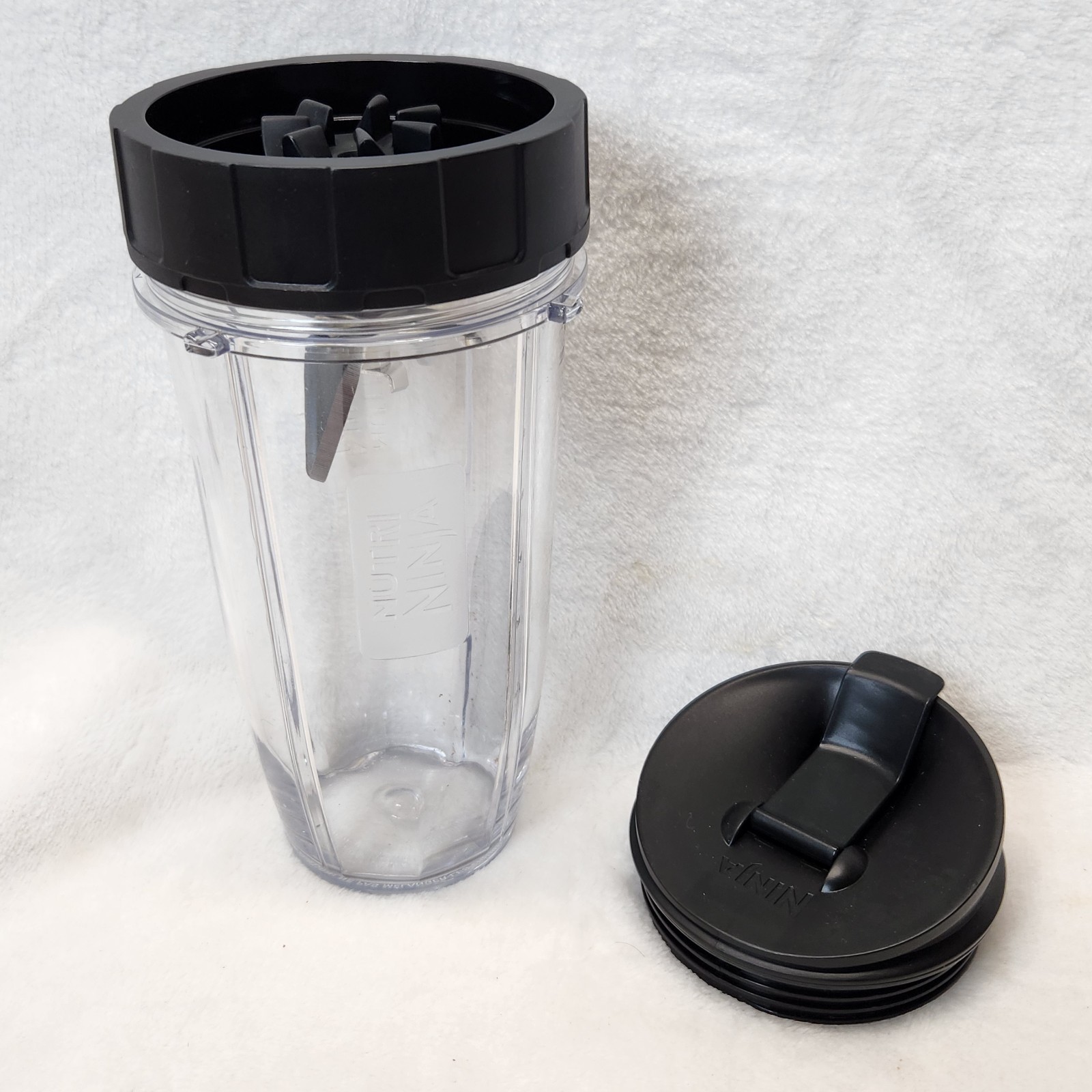 Nutri Ninja 24 Oz Single Serve Blender Cup Blade Assembly Lid Replacement OEM