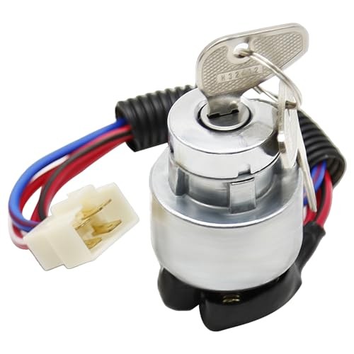 Ignition Key Switch, Replacement for Kubota Tractor L2501 L2600 L2800 L3000