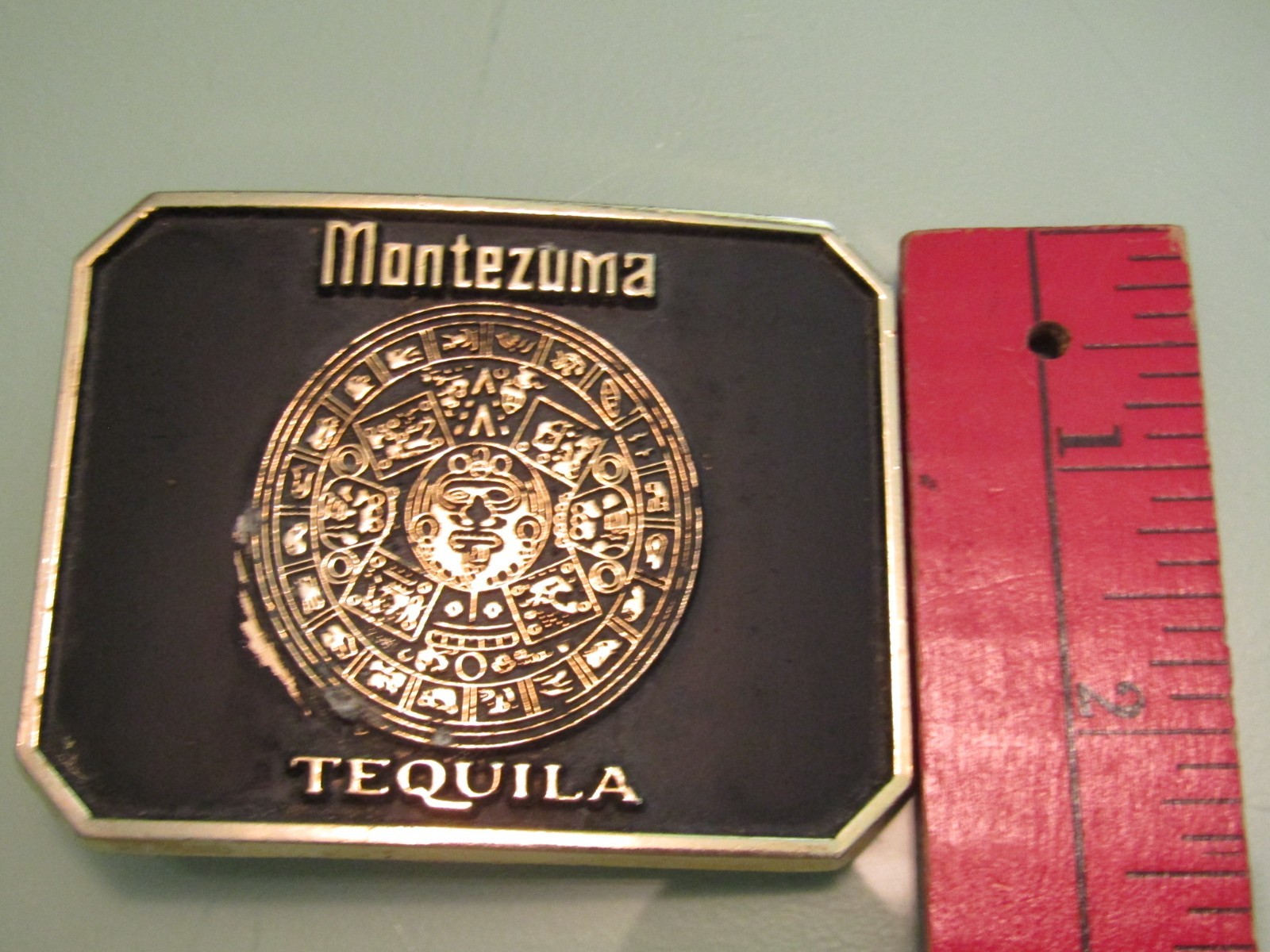 Montezuma Tequila Belt Buckle