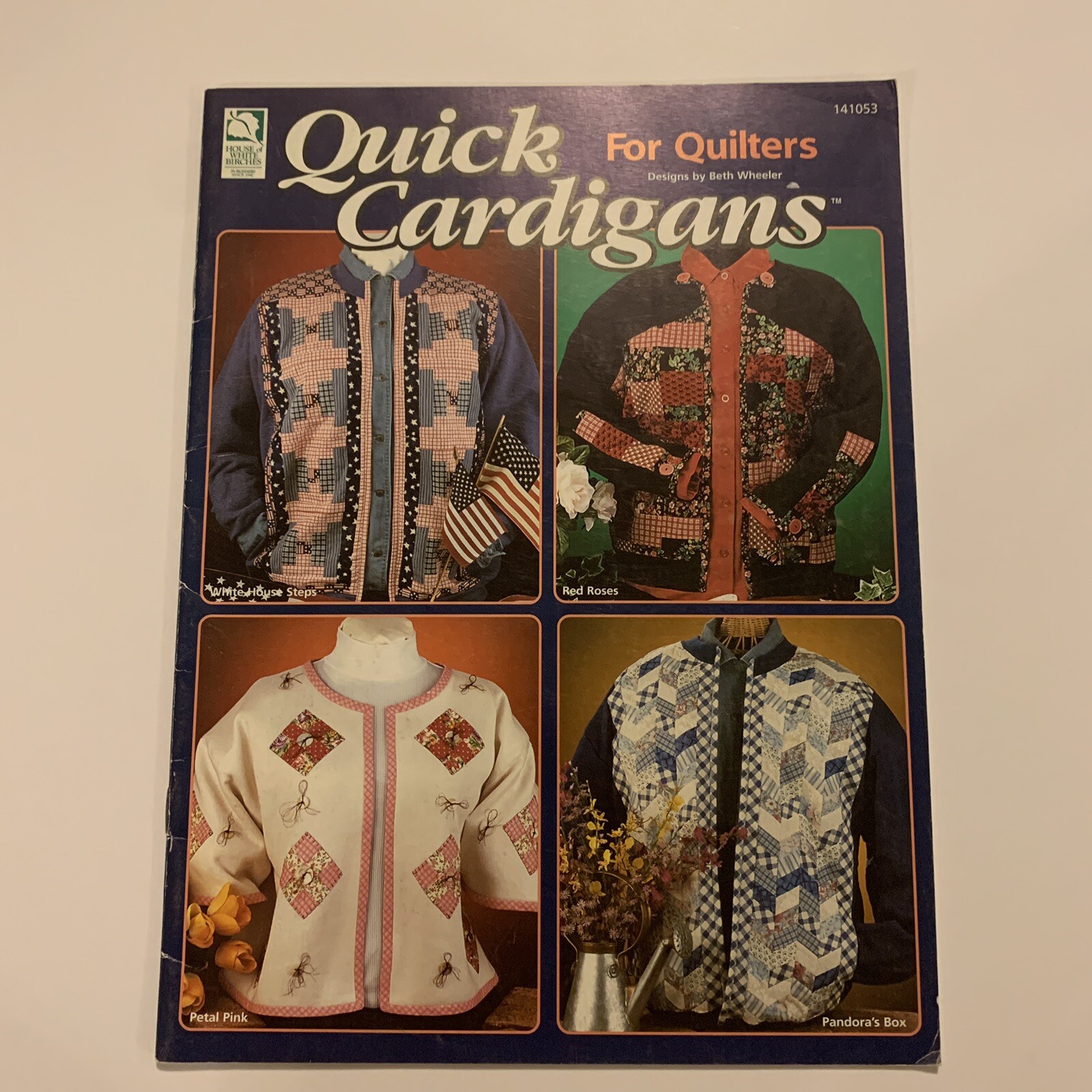 Quick Cardigans For Quilters House of White Birches 141053 Pattern Book Wheeler
