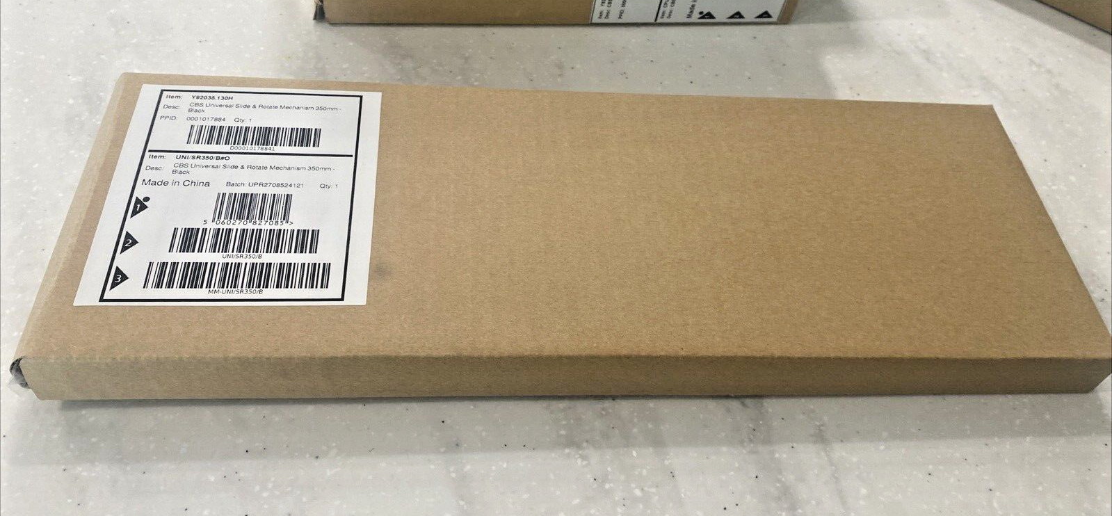 CBS Universal Slide Rotate Mechanism 350mm track kit CPU fixing Black BRAND NEW