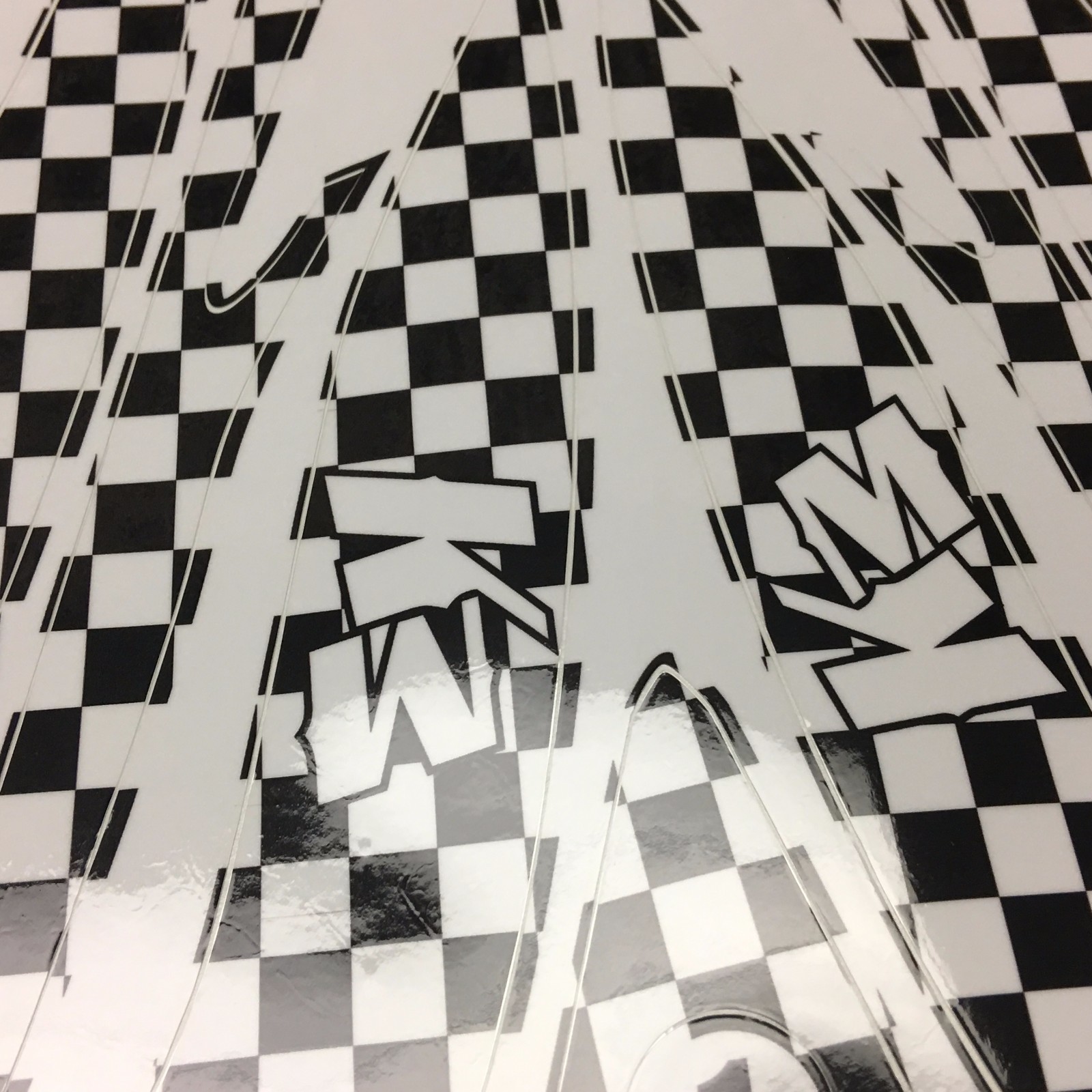 NEW KM Paintball Rotor Loader Wrap - KM Checkers Black
