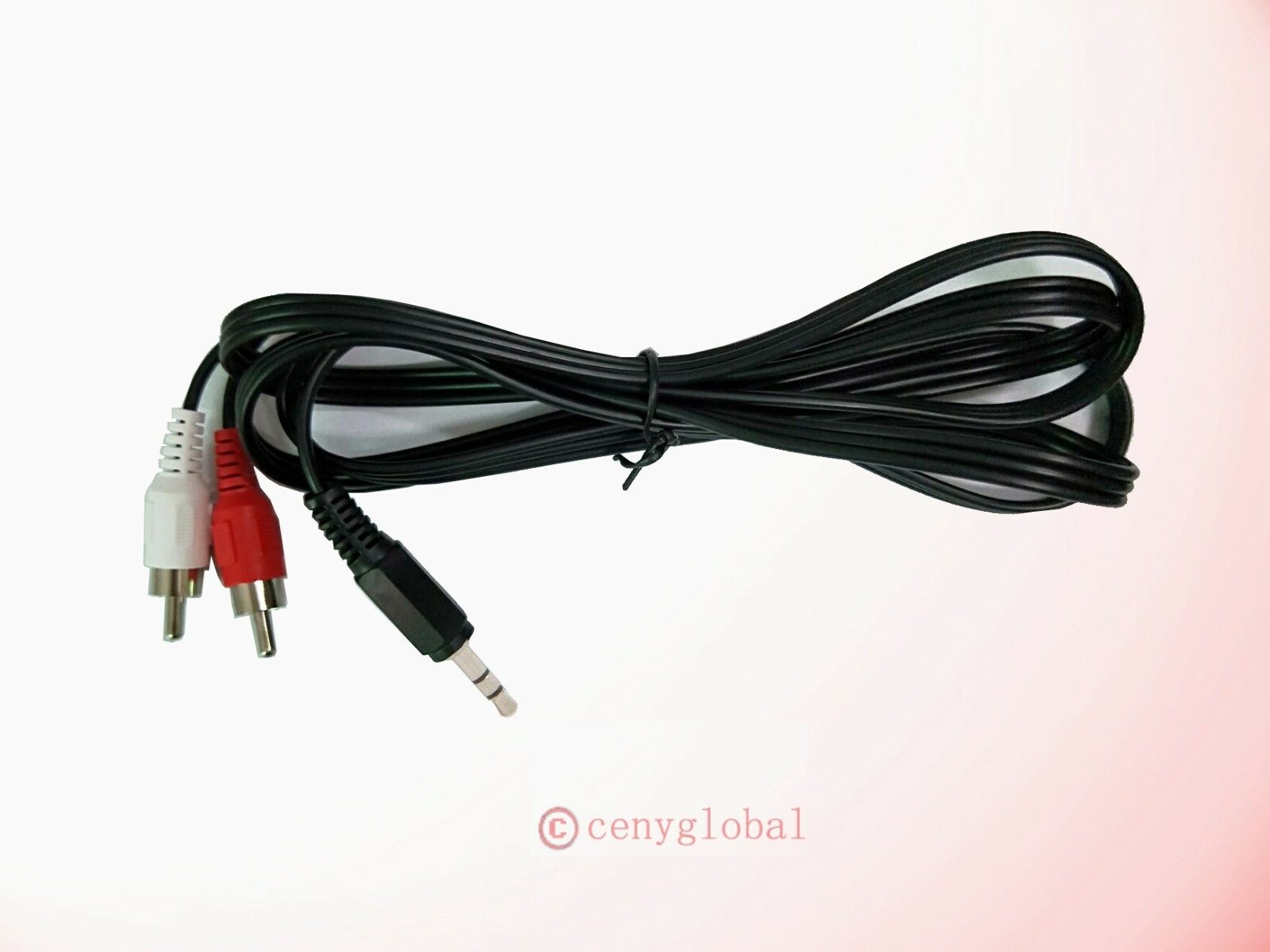 3.5mm Audio To 2 RCA Y Adapter Cable For Polk Audio Wireless Surround Speakers