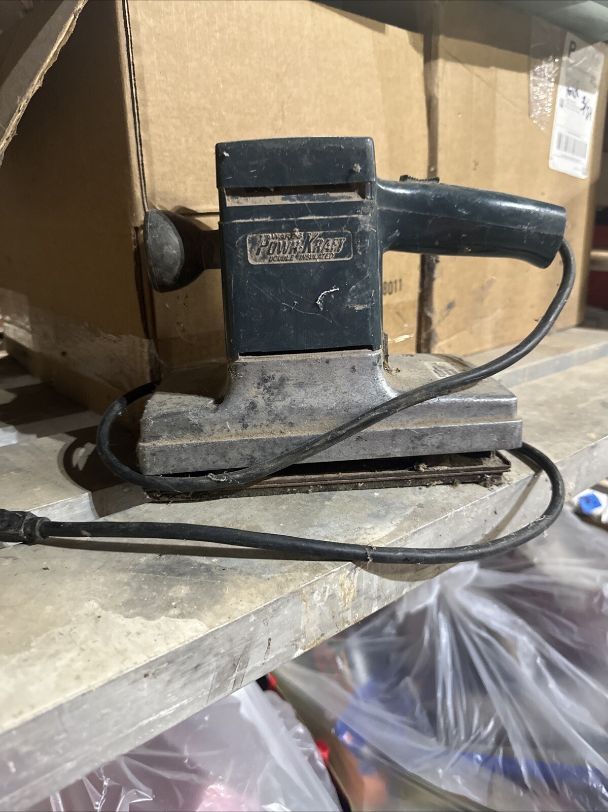 VINTAGE MONTGOMERY WARD POWR KRAFT TPC8154a Sander