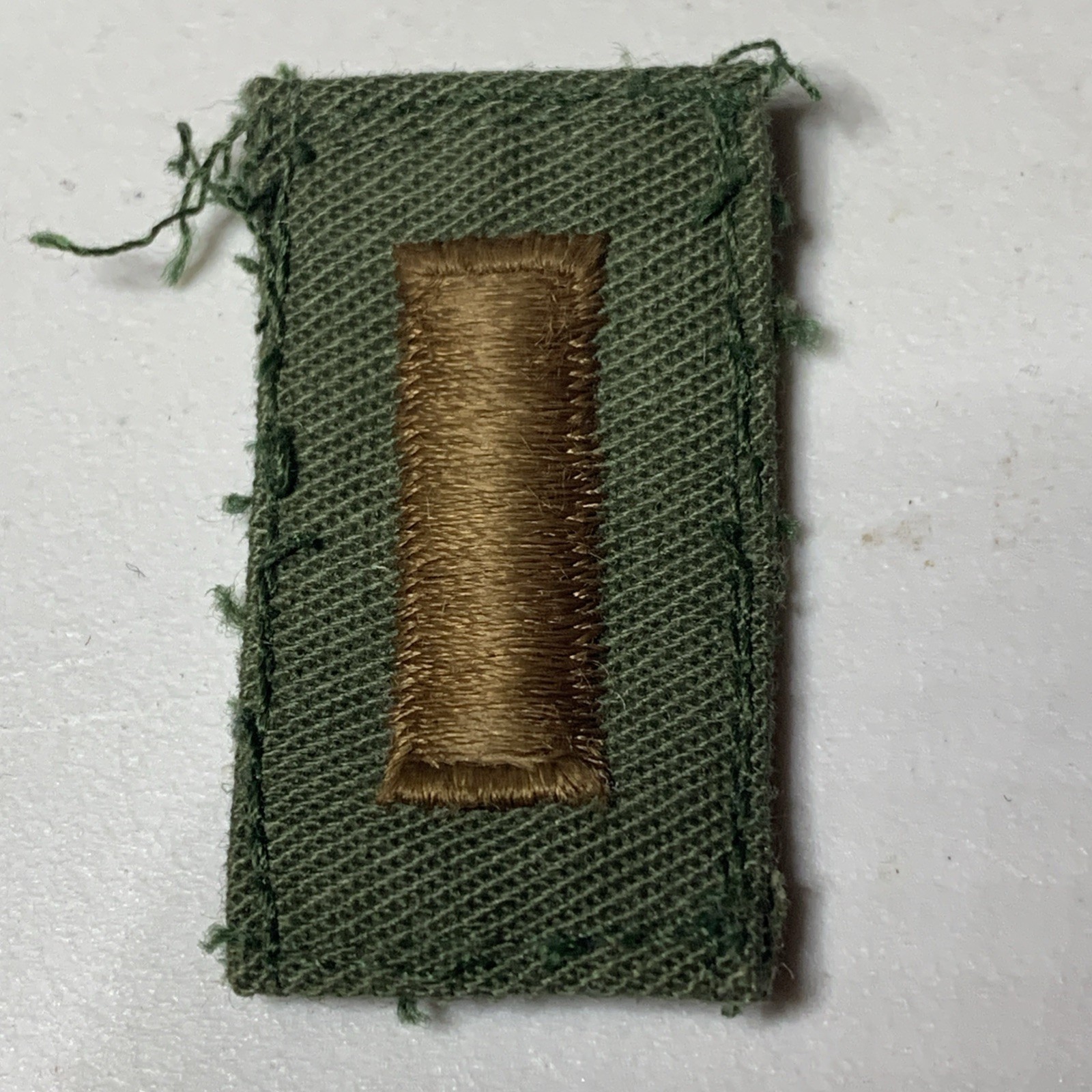 1st Lieutenant or Warrant Officer 1 rank bar from the Vietnam era #204
