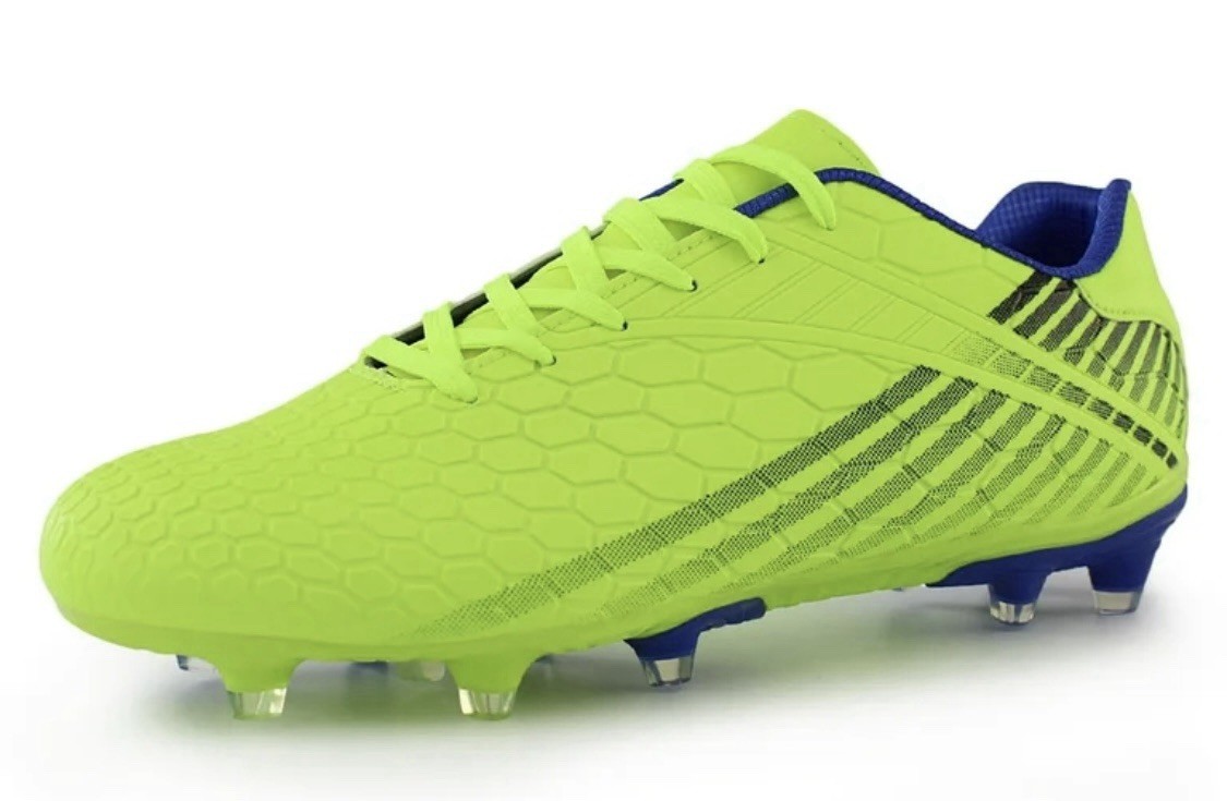 Hawkwell Soccer Cleats Mens Yellow Lime Blue Lace Up Exoframe Size 9