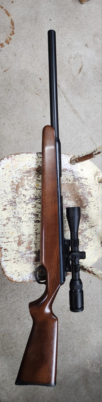 Diana 48/52 Air Rifle with custom shroud. .22 Caliber