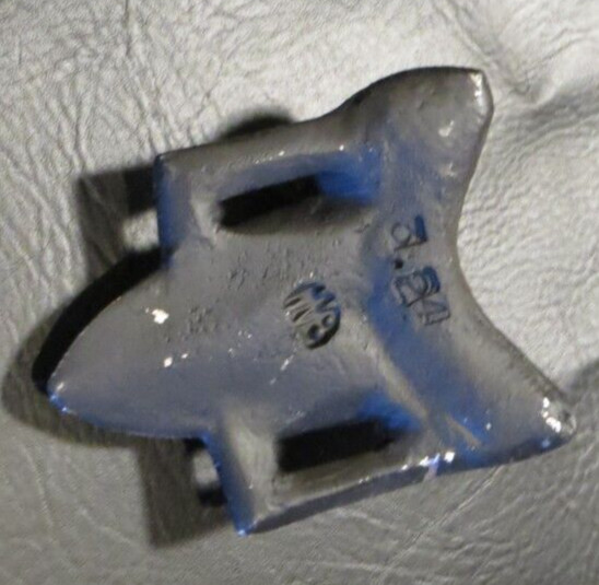 megalodon dive weight hand cast lead d4