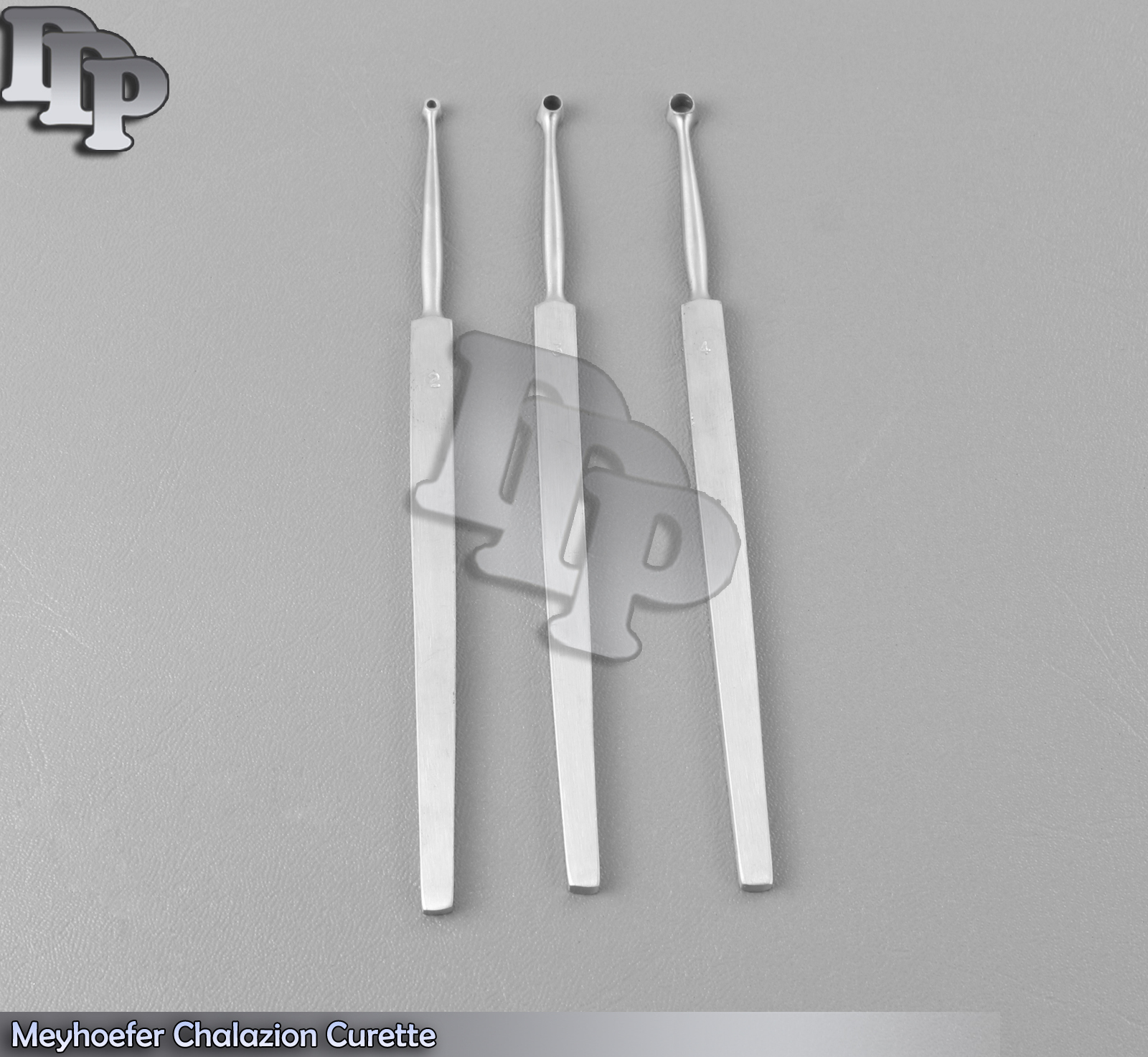 3 Pcs Meyhoefer Chalazion Curette 5'' Surgical,ENT,Instruments