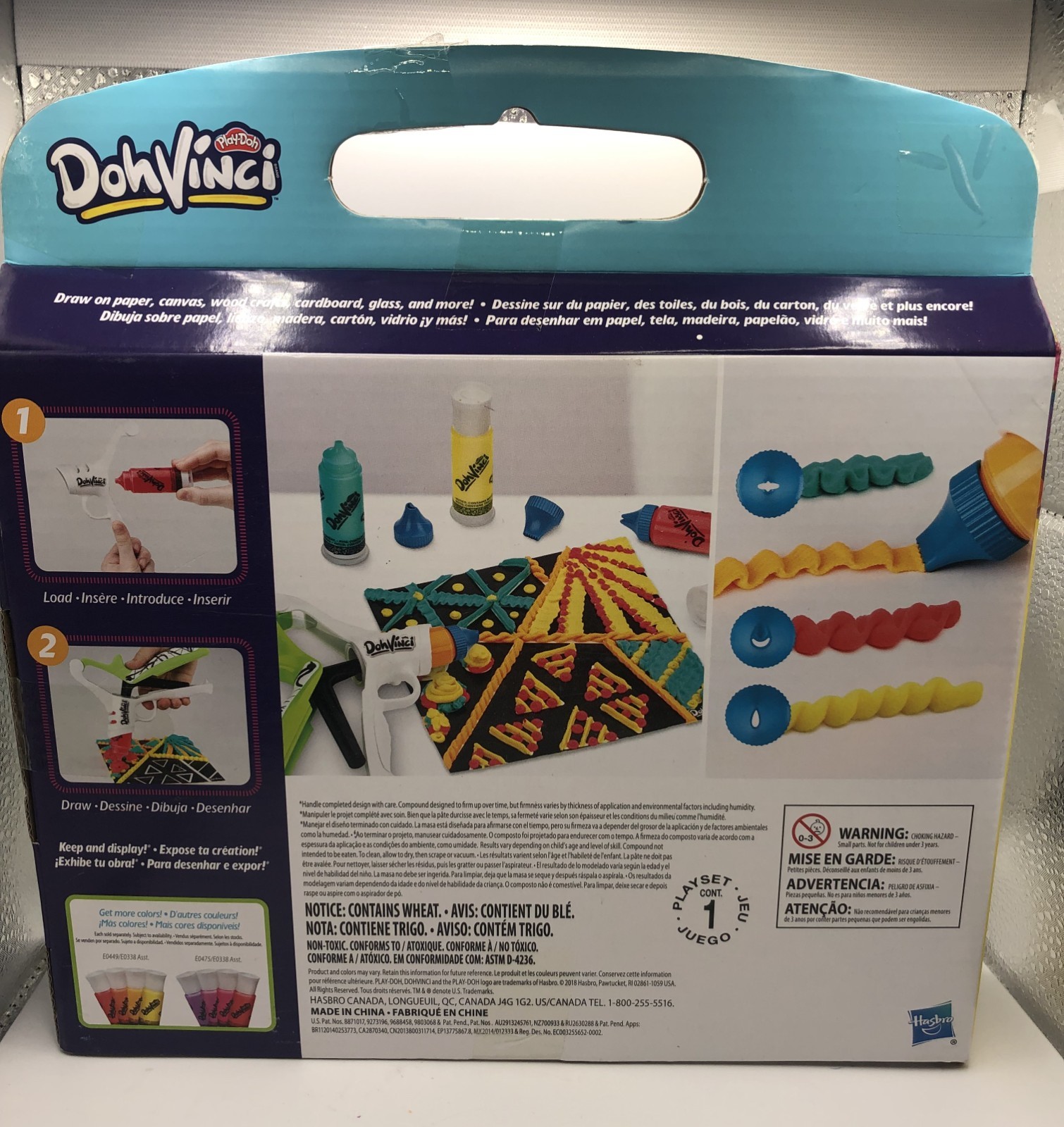 New 2018 Play-Doh DohVinci Starter Set Drawing Compound Art Tool Kit