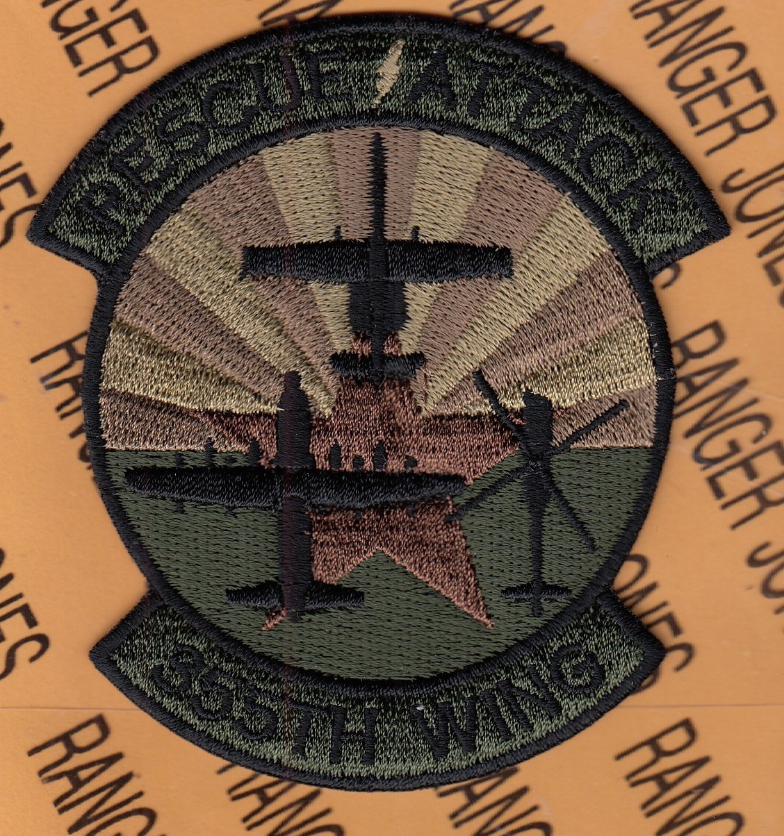 USAF Air Force 355th Wing Rescue Attack ~3.75" OCP No HOOK patch c/e