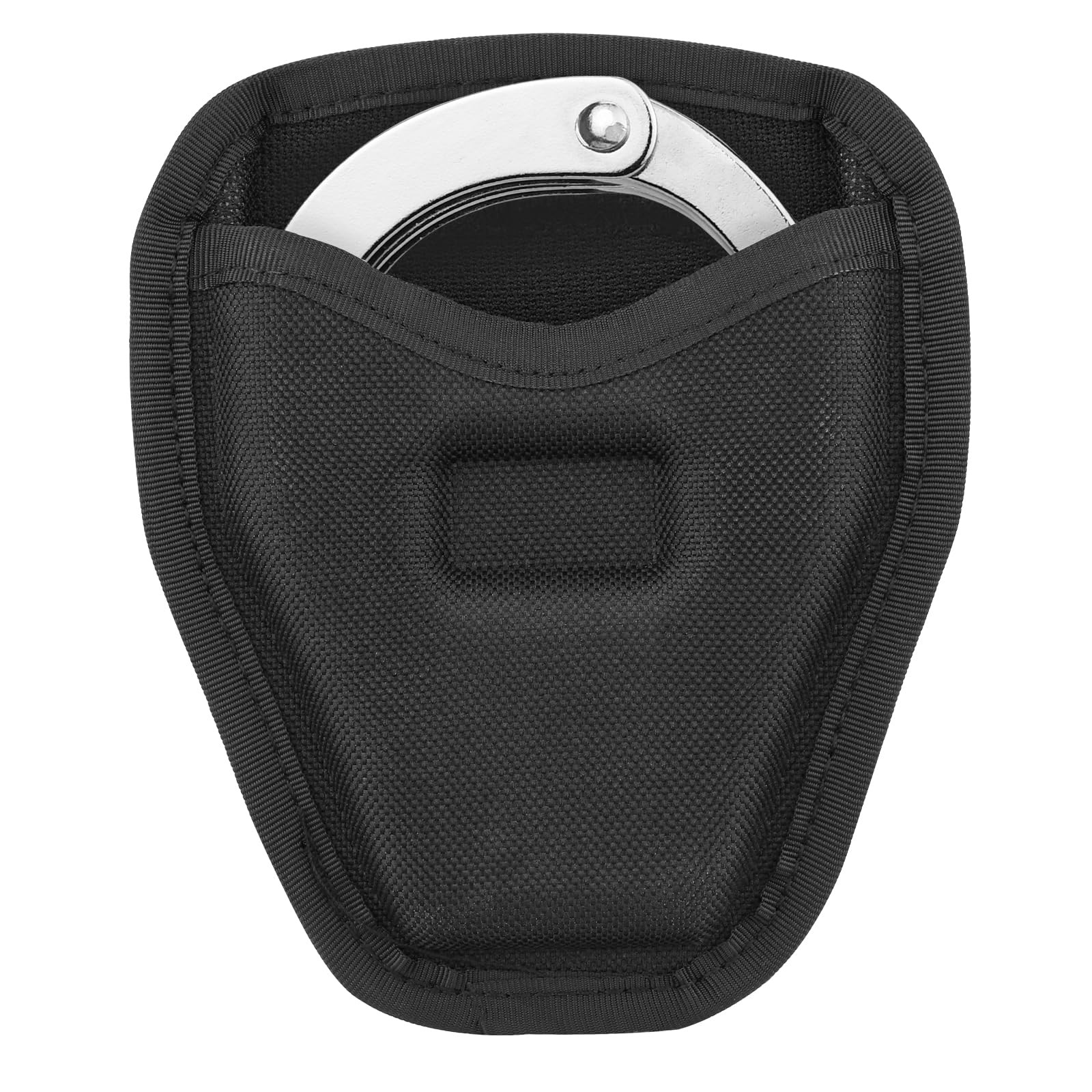 Handcuff Case, Open Top Handcuff Holder Holster, 600D Nylon Cuff Pouch for Duty