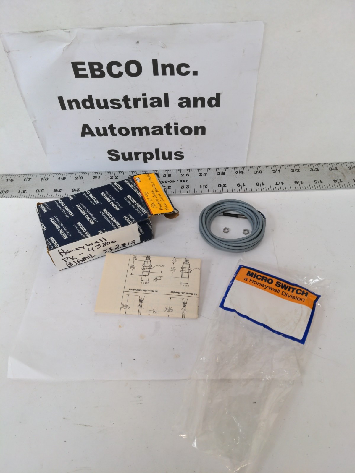HONEYWELL MICRO SWITCH PROXIMITY SENSOR PK-43800
