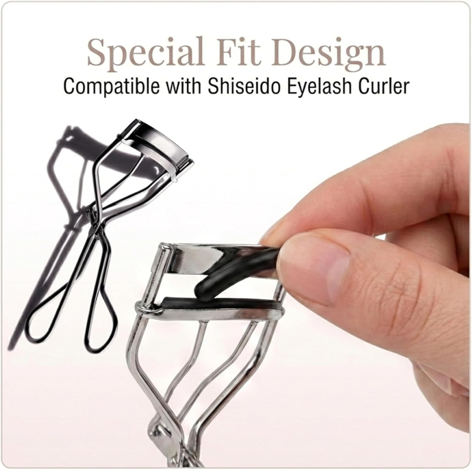 Compatible with Shiseido Eyelash Curler Refill Pads,Silicone Replacement Refills