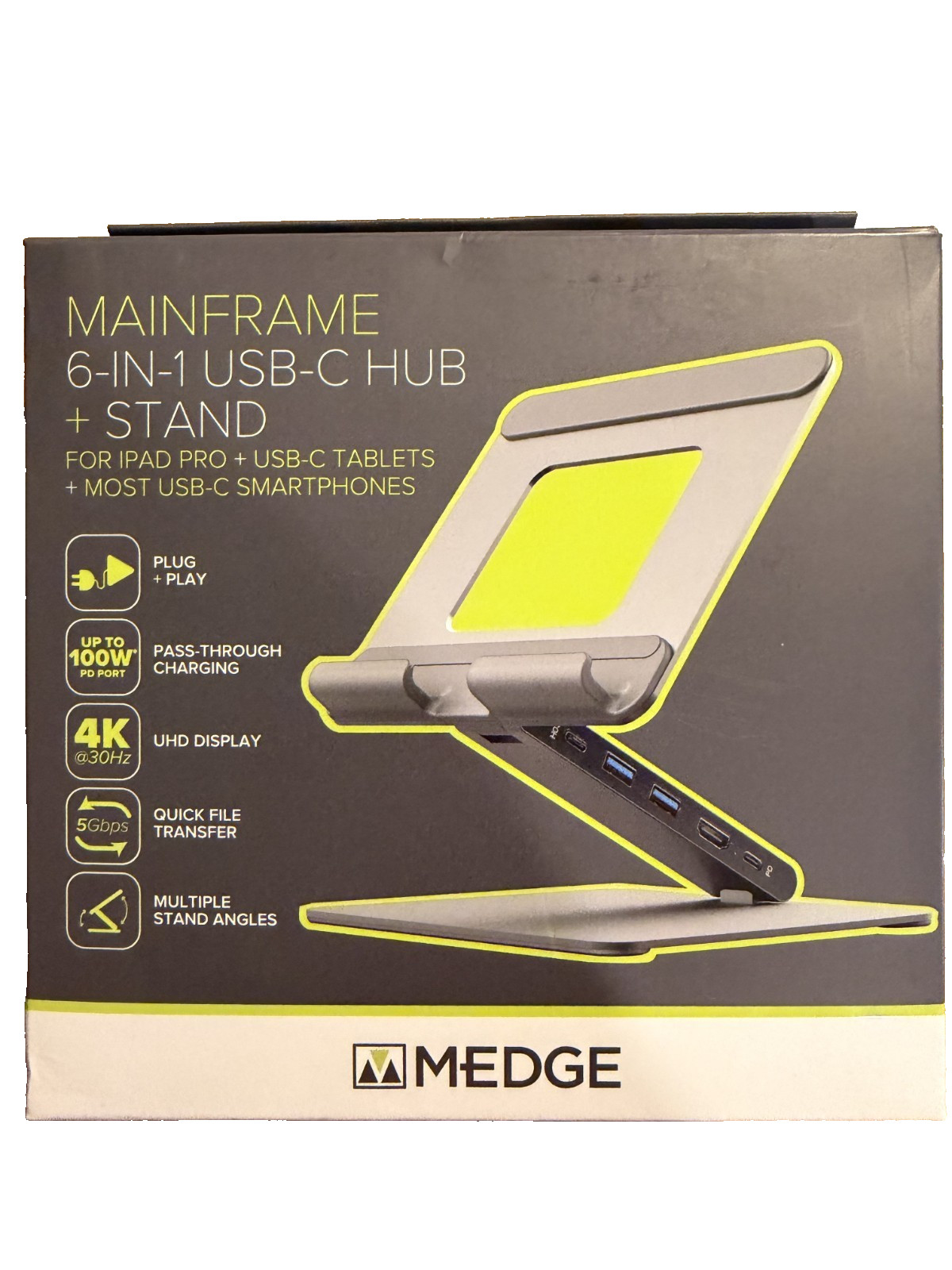 Medge Mainframe 6 IN 1 USB C HUB STAND