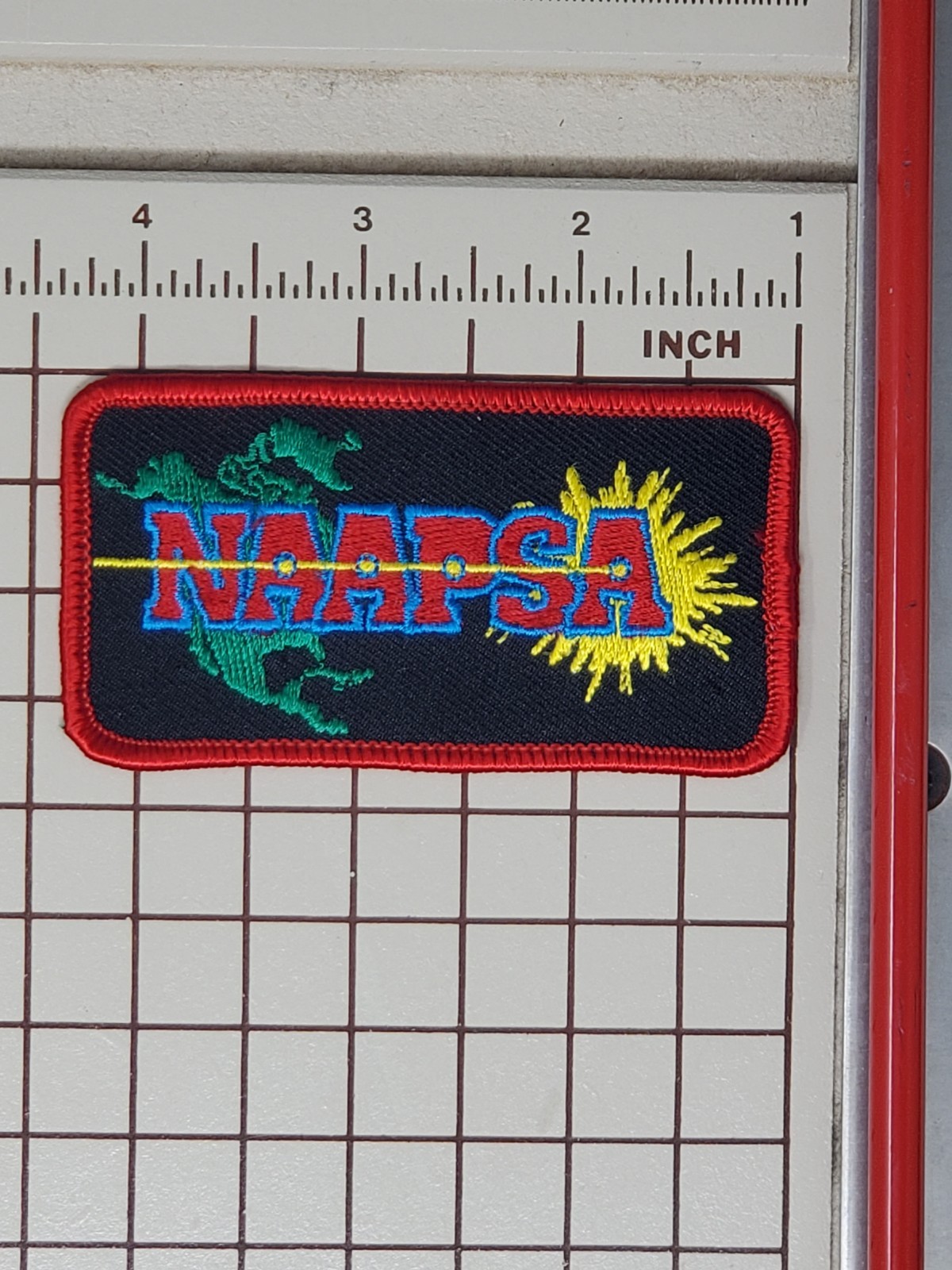 Early 90s Paintball Patch - NAAPSA North American Airsoft PB Safety Association