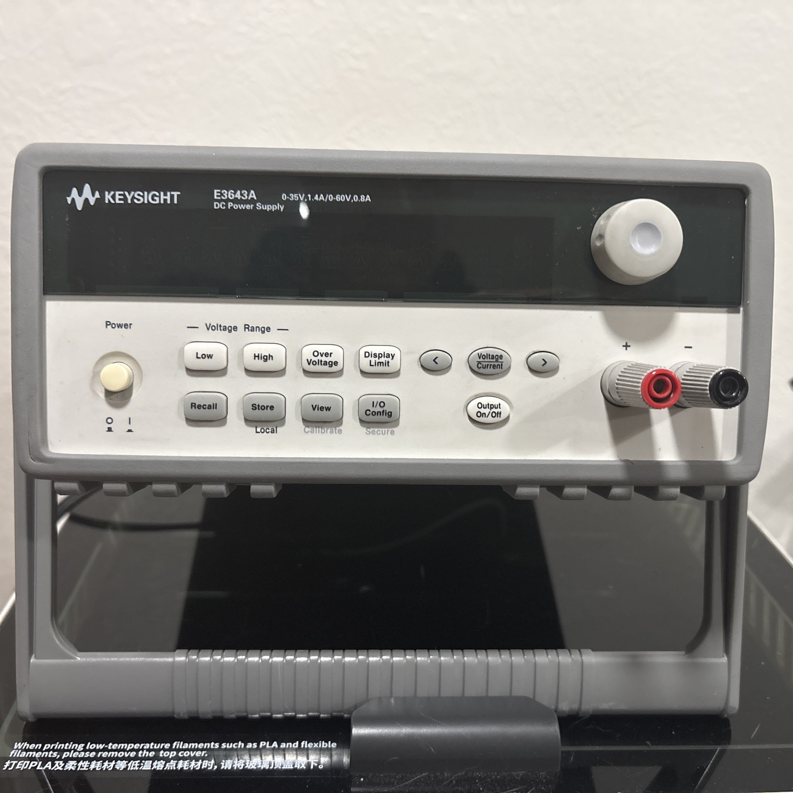 Agilent E3643A DC Power Supply, 0-35V, 1.4A / 0-60V, 0.8A