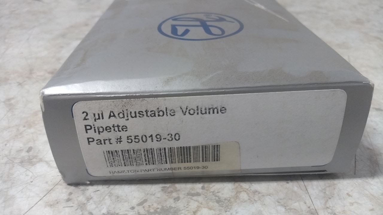 Hamilton 55019-30 2 µL Max Volume Adjustable-Volume Pipettor