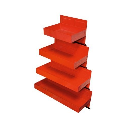 4pc Magnetic Tool Shelf tray Toolbox Side Bin Storage Cabinet Workshop Organizer