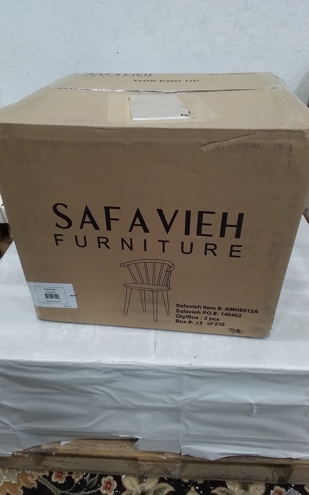 Safavieh BLANCHARD SIDE CHAIR, Reduced Price 2172744318 AMH8512A