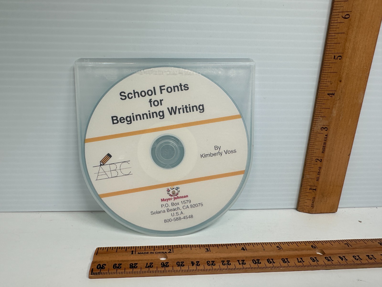 School Fonts for Beginning Writing Kimberly Voss Disc ONLY Mayer-Johnson