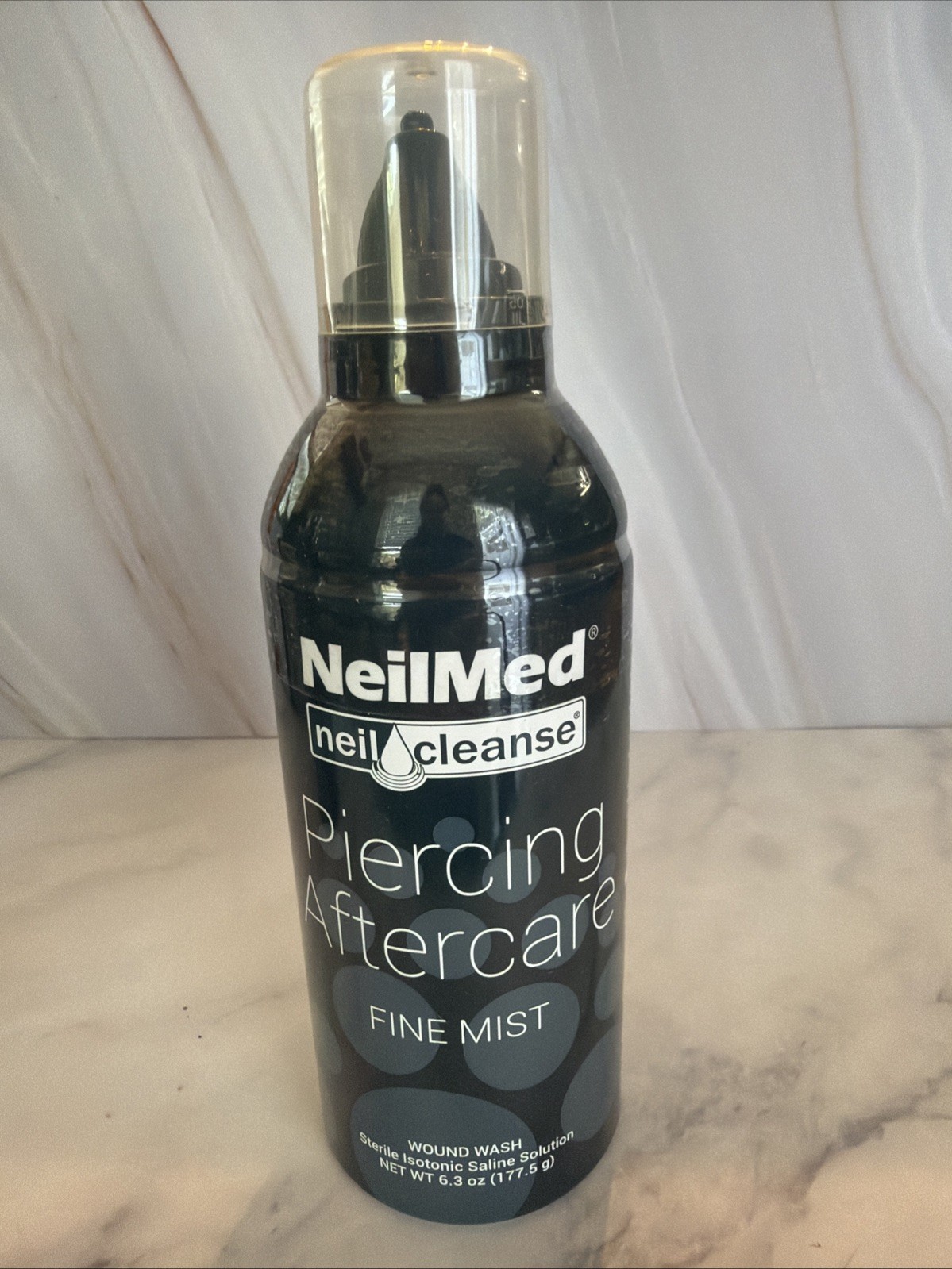 NeilMed Piercing Aftercare Fine Mist Neil Cleanse Wound Wash 6.3 oz Ex 4/2030