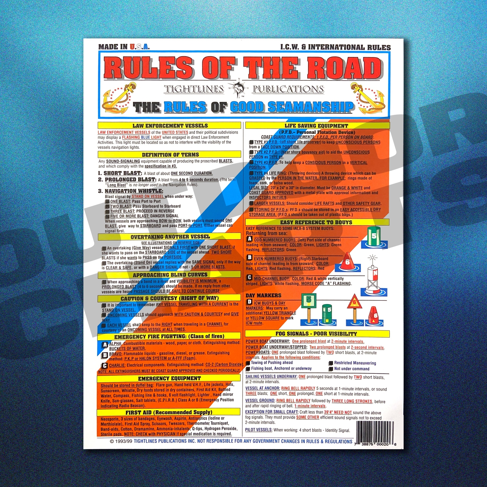 Rules of The Road Good Seamanship #1 (Intercoastal & International Rules & Boati