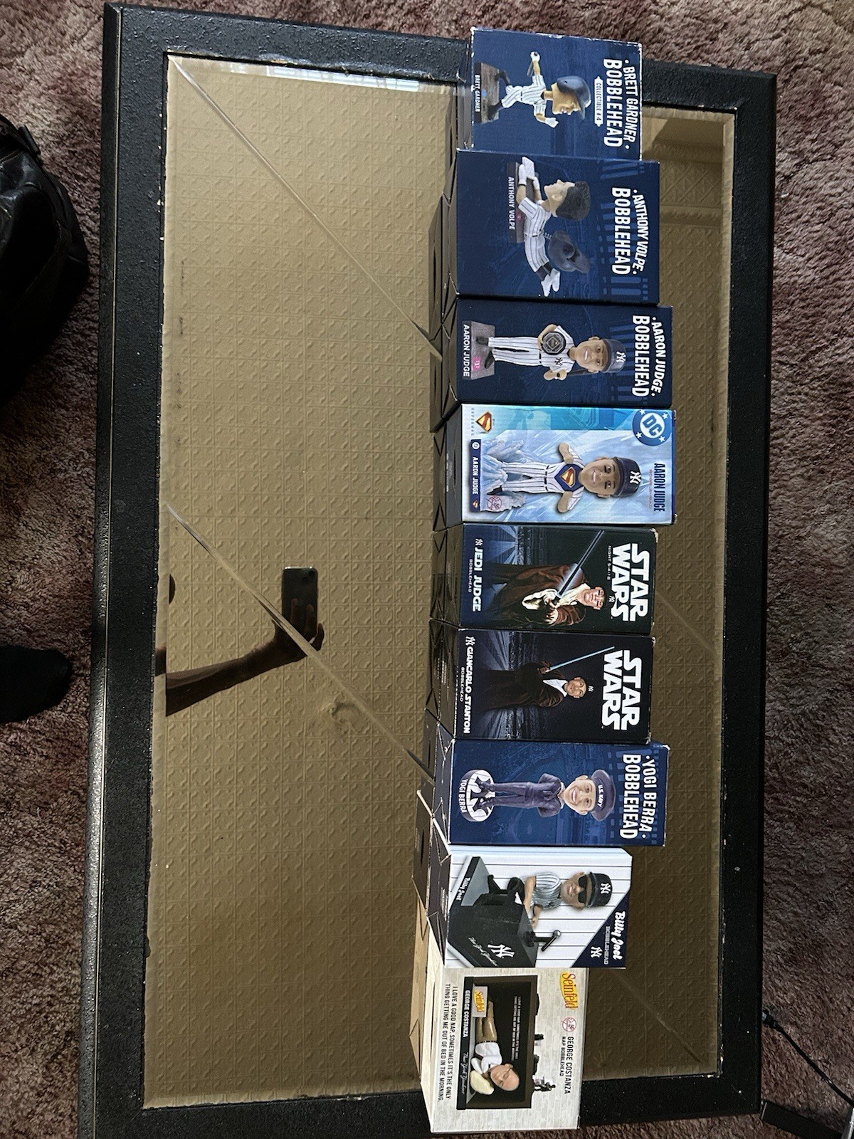 9 Brand New Still In Box Bobble Heads