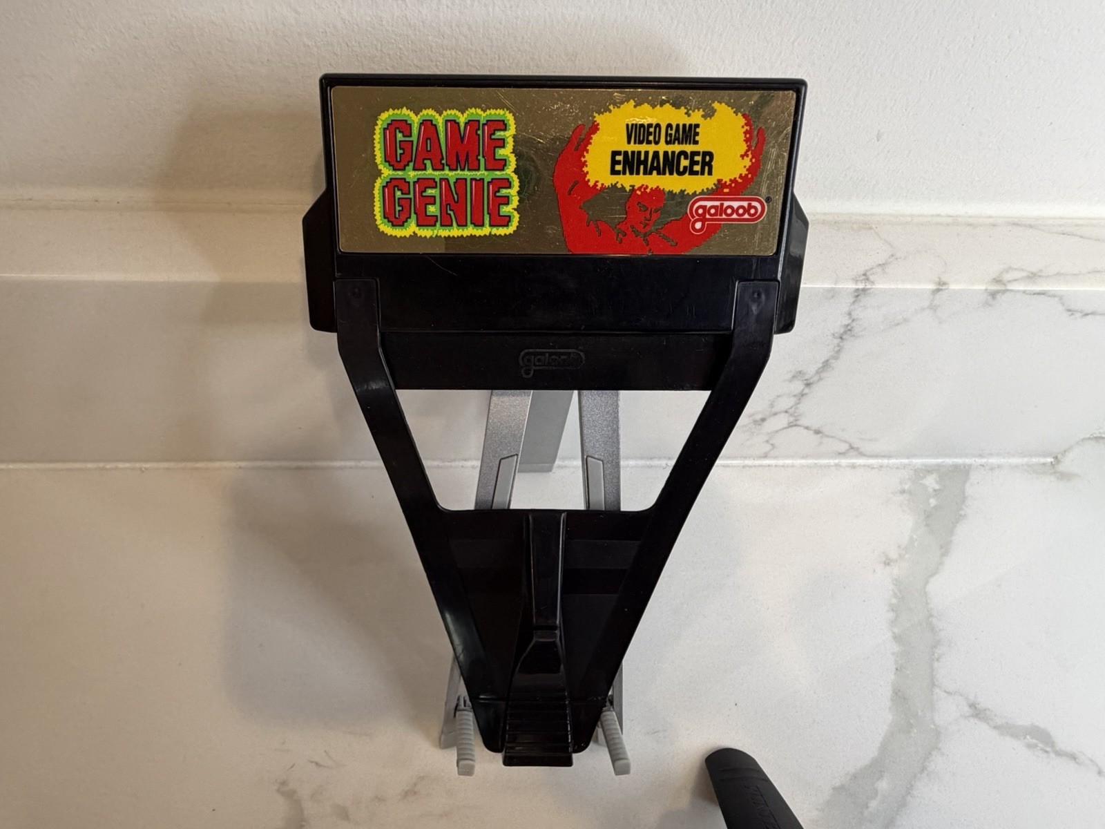Nintendo NES Galoob Game Genie Video Game Enhancer Cartridge (Black) - Cleaned!