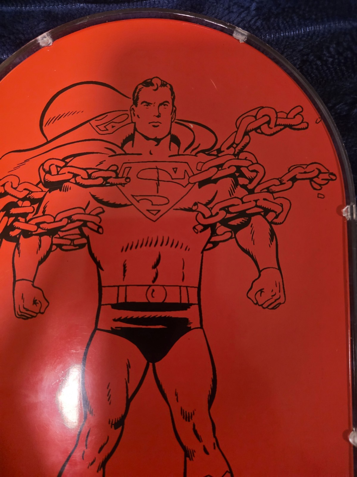 Schylling Superman Classic Mini Tabletop Pinball Machine Game